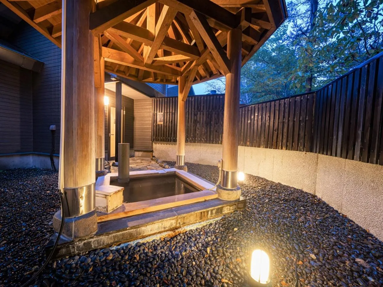 Open Air Bath in Apikogen Mori no Hotel