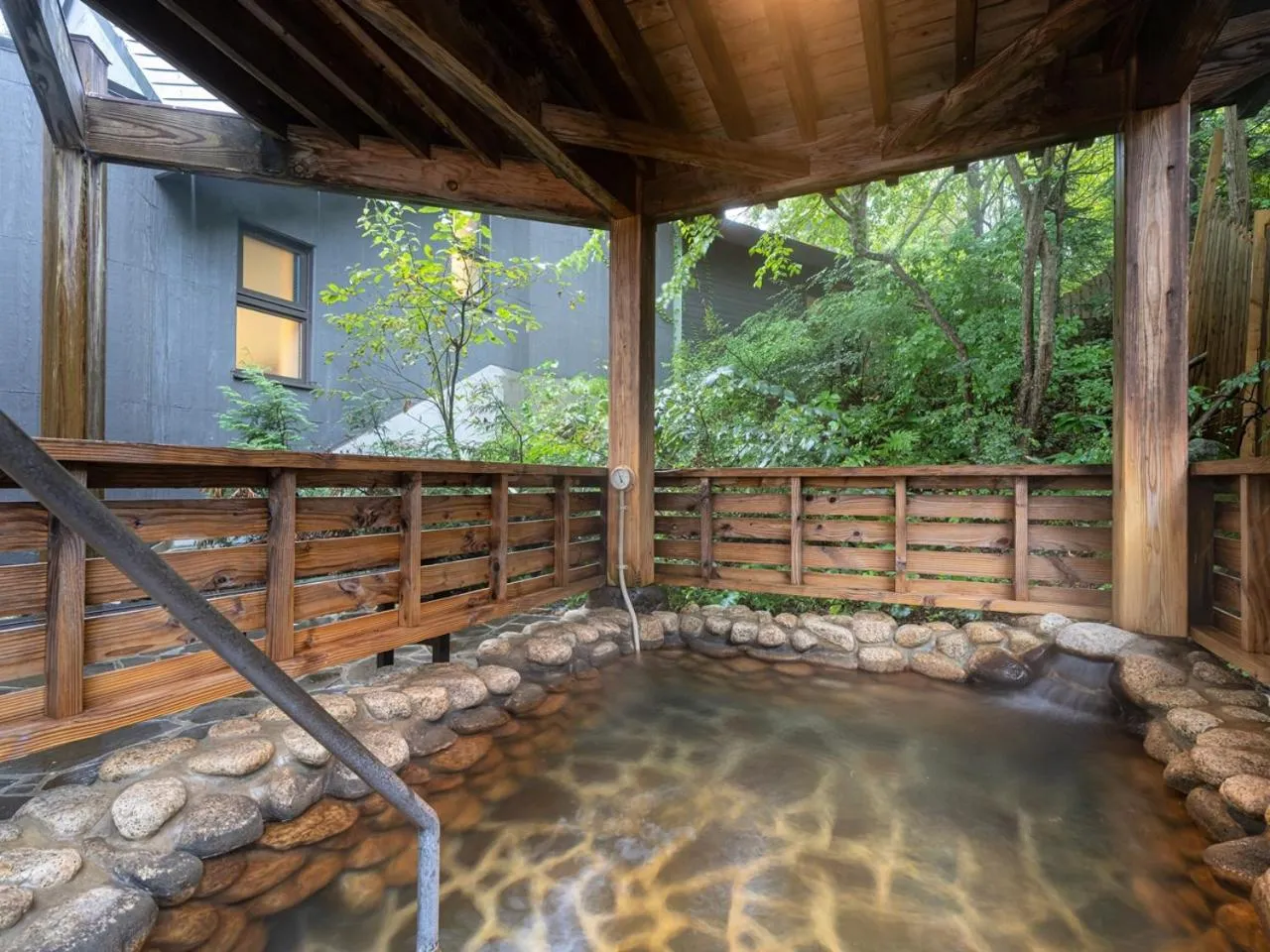 Open Air Bath in Apikogen Mori no Hotel