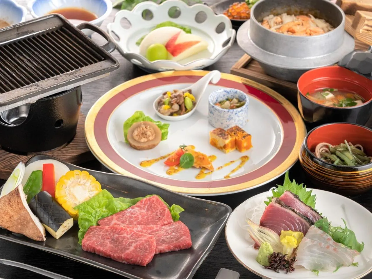 Food in Apikogen Mori no Hotel