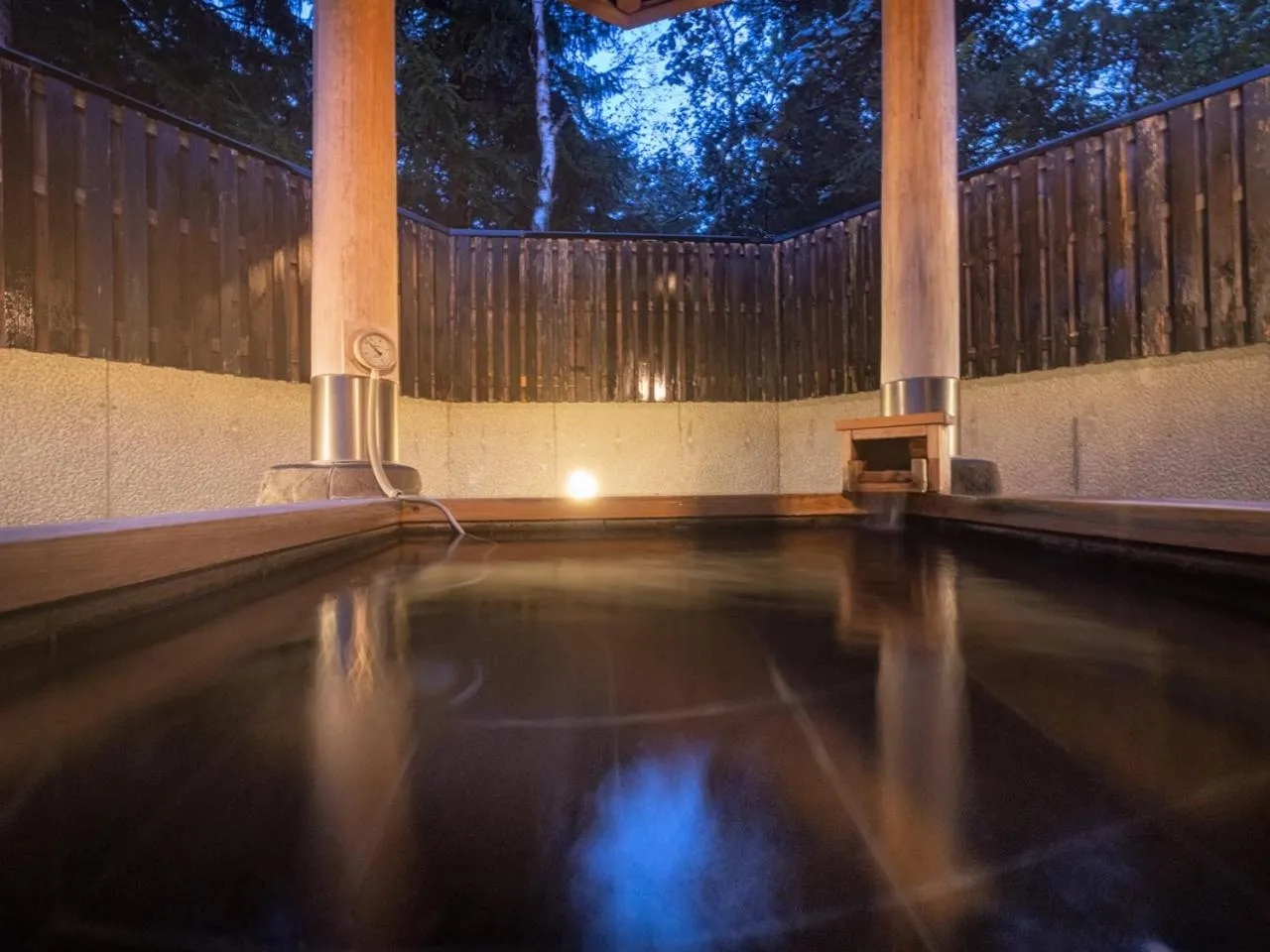 Open Air Bath in Apikogen Mori no Hotel