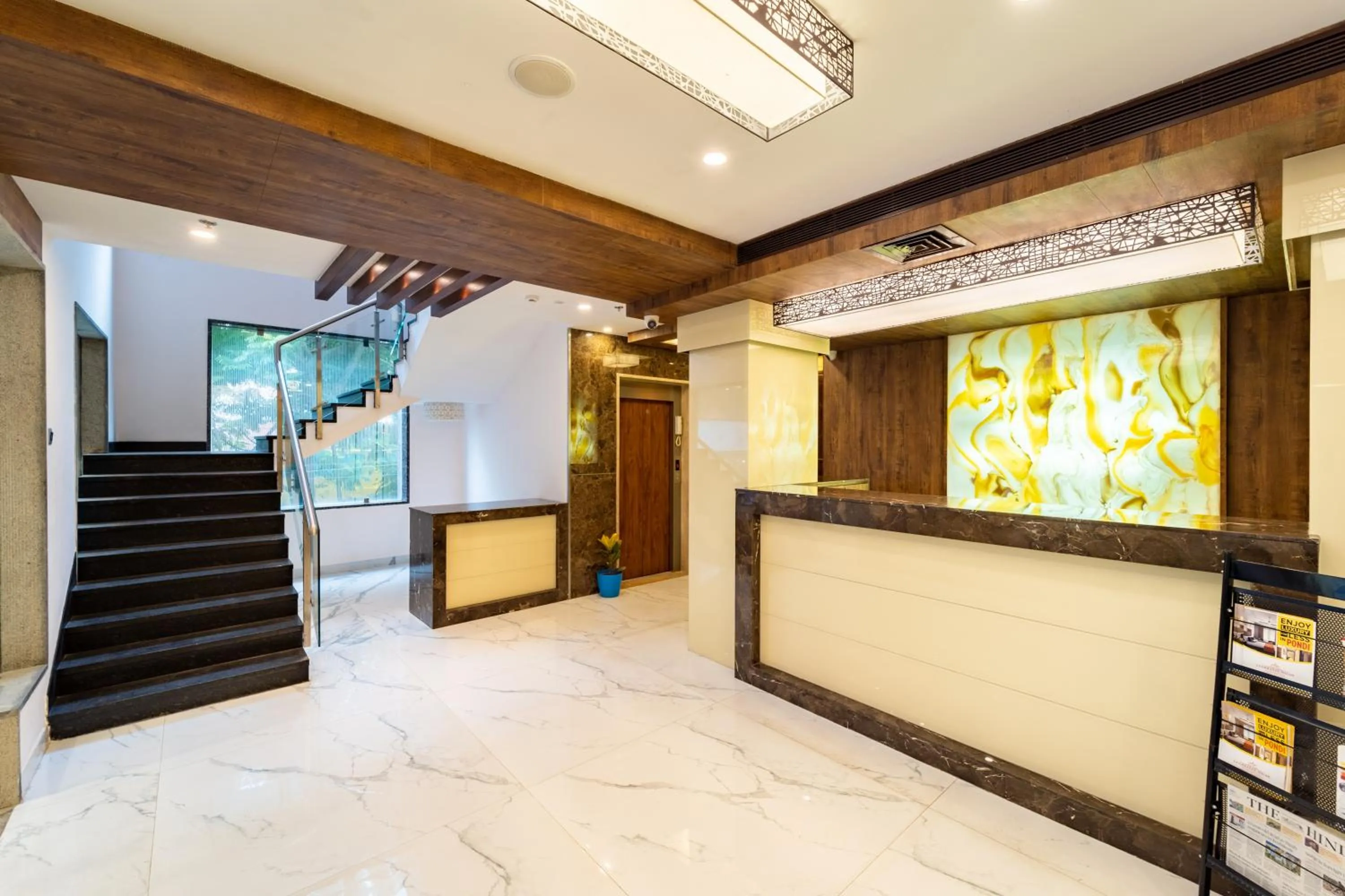 Lobby or reception in La Grrande Malar - The Boutique Hotel Pondicherry