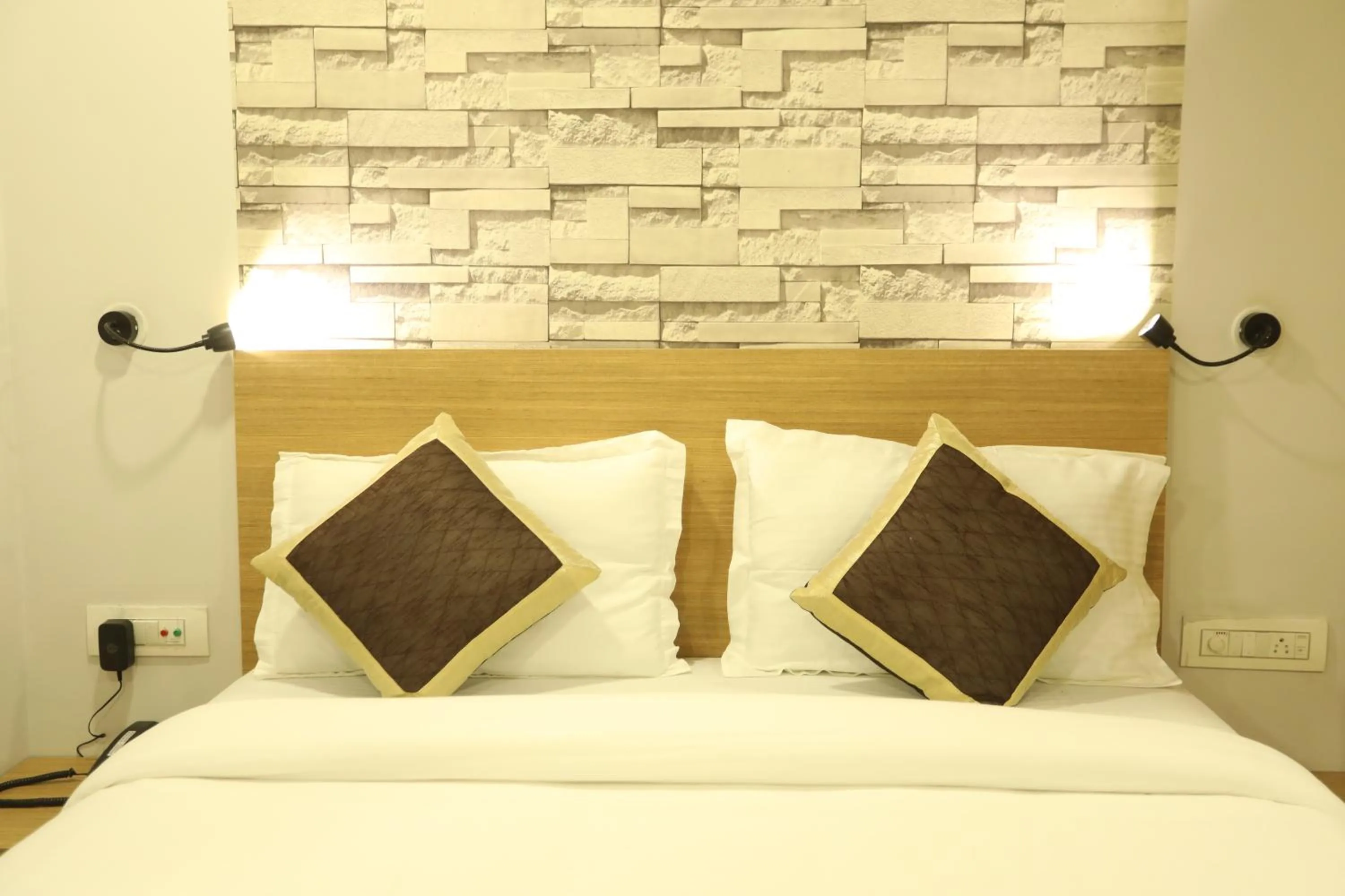 Bed in VIPs Hotel Olive