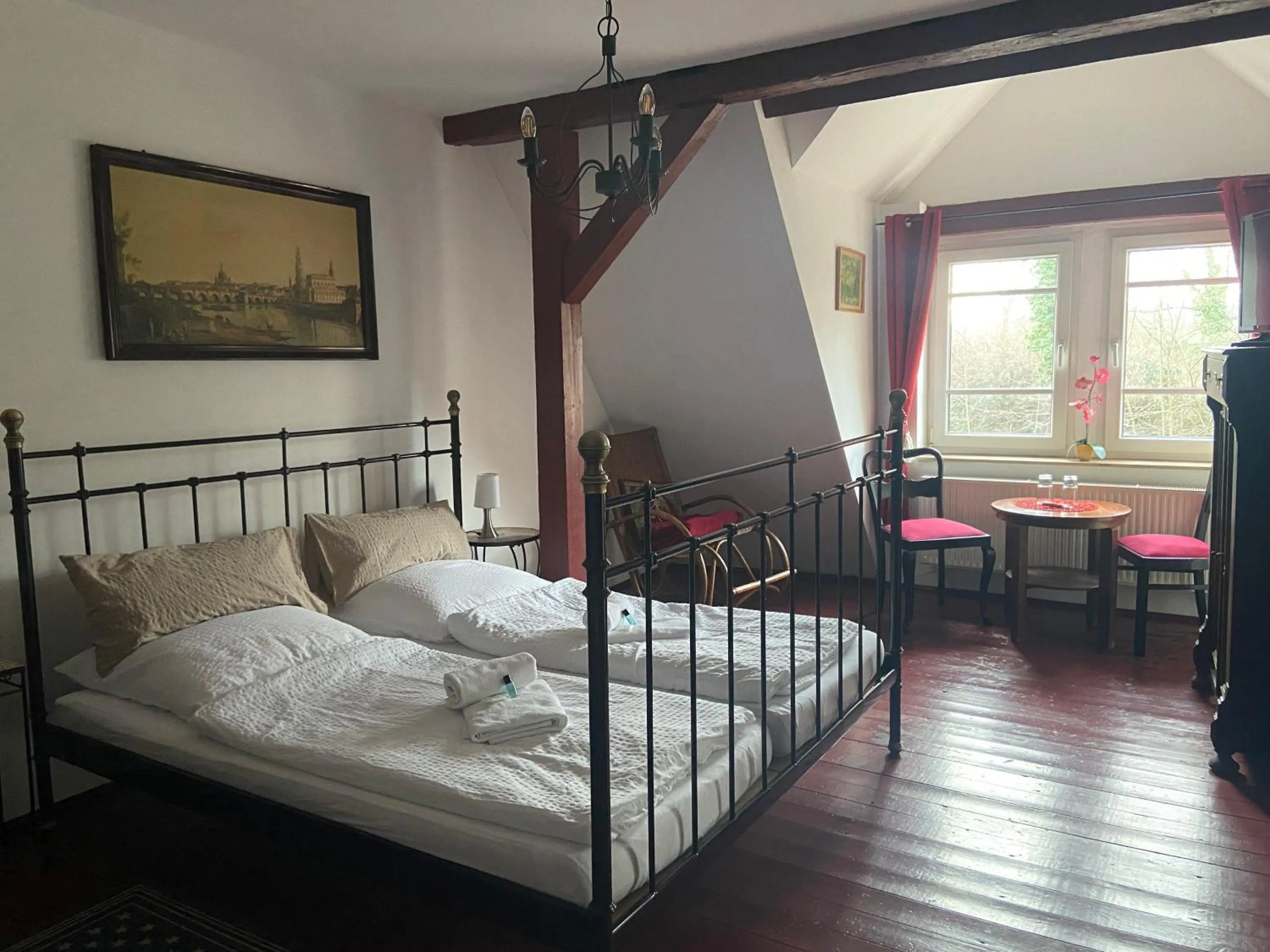 Bed in Hotel Torino Zeitz