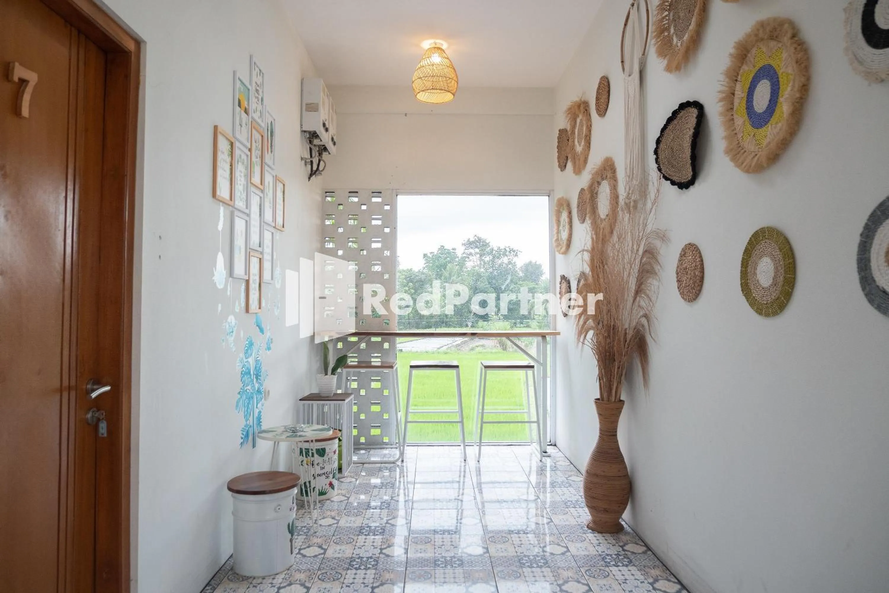 Seating area in Twin House near UII Yogyakarta Mitra RedDoorz