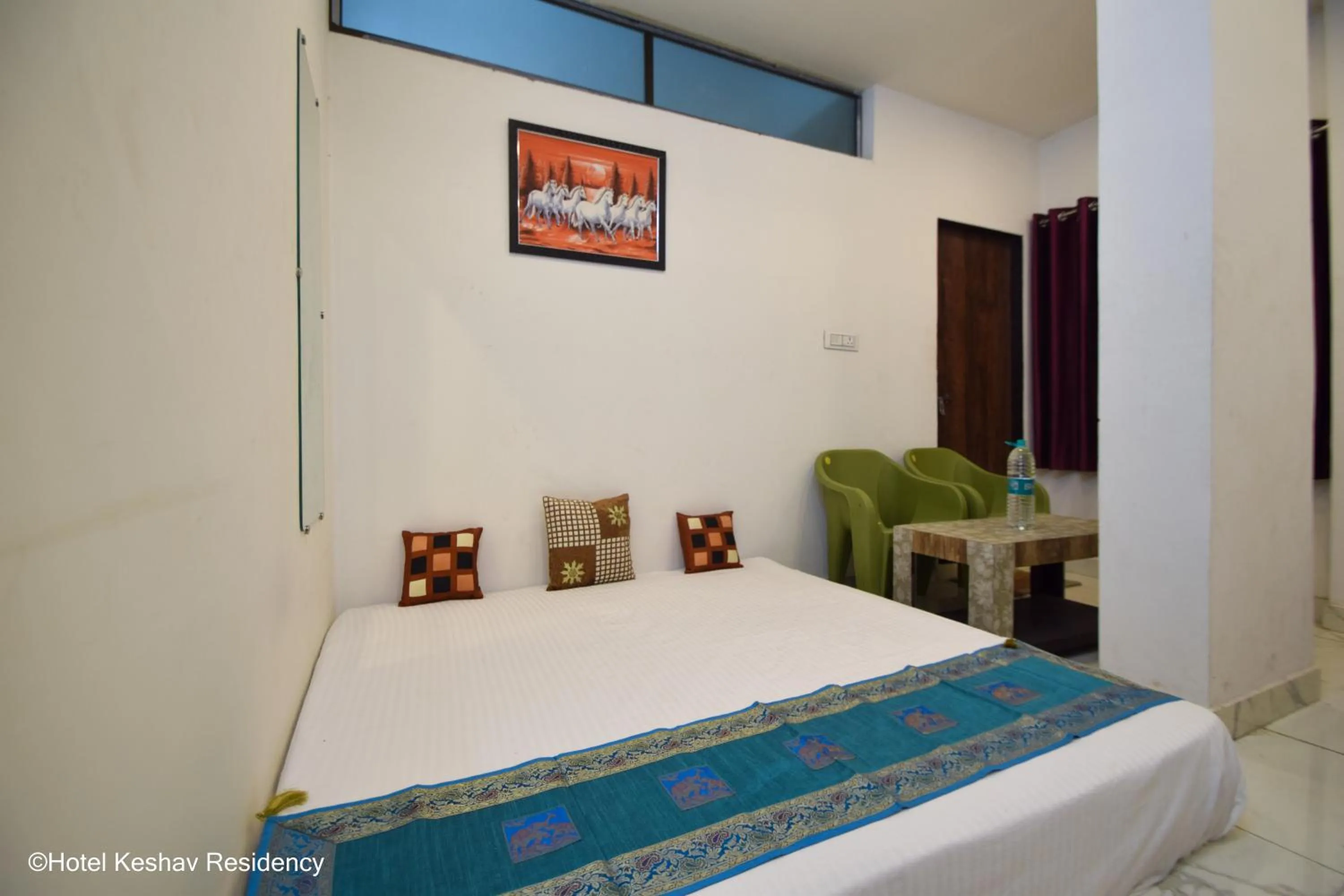 Bed in Hotel Keshav Residency