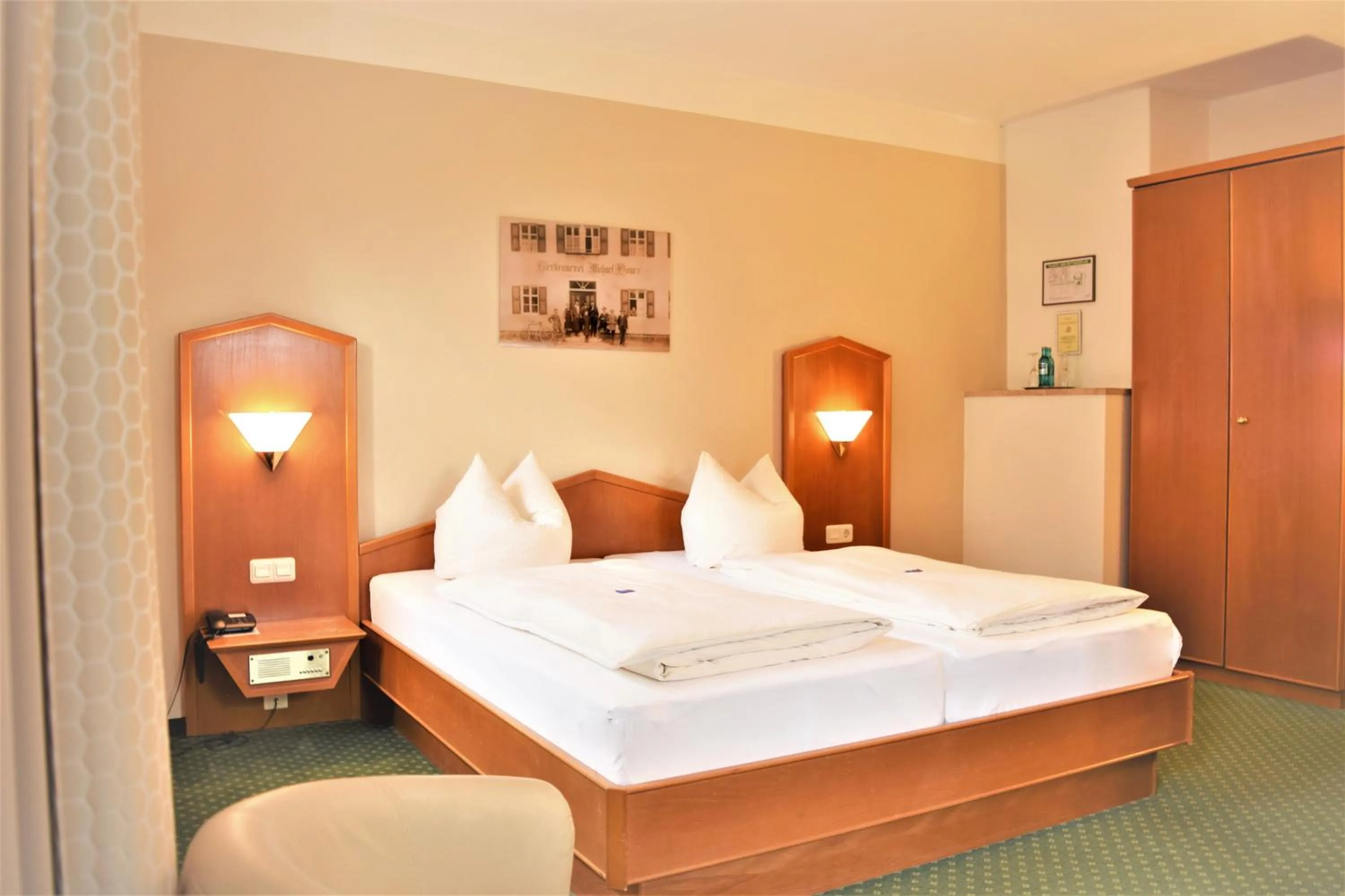 Bed in Hotel zum Bräu