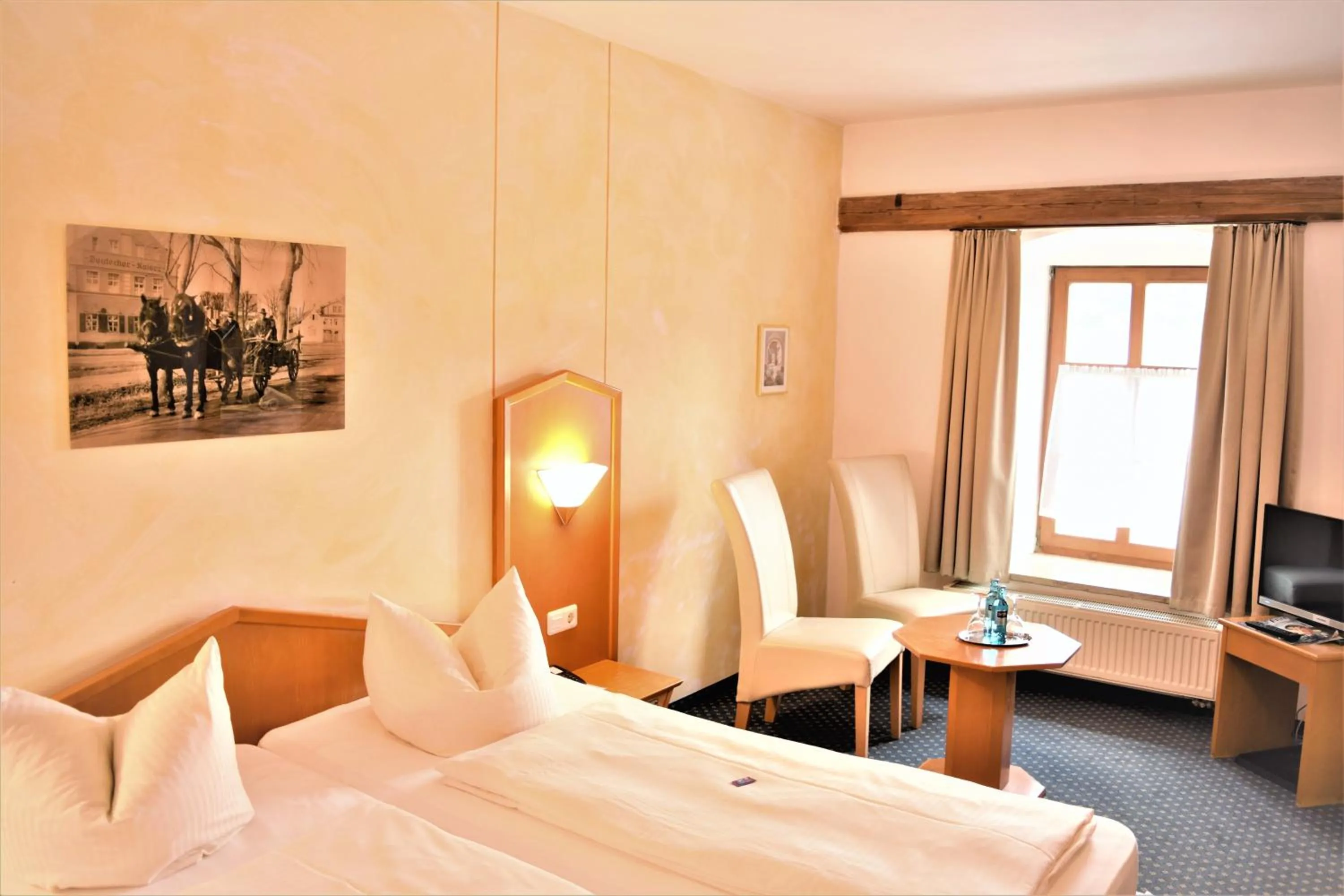 Bed in Hotel zum Bräu