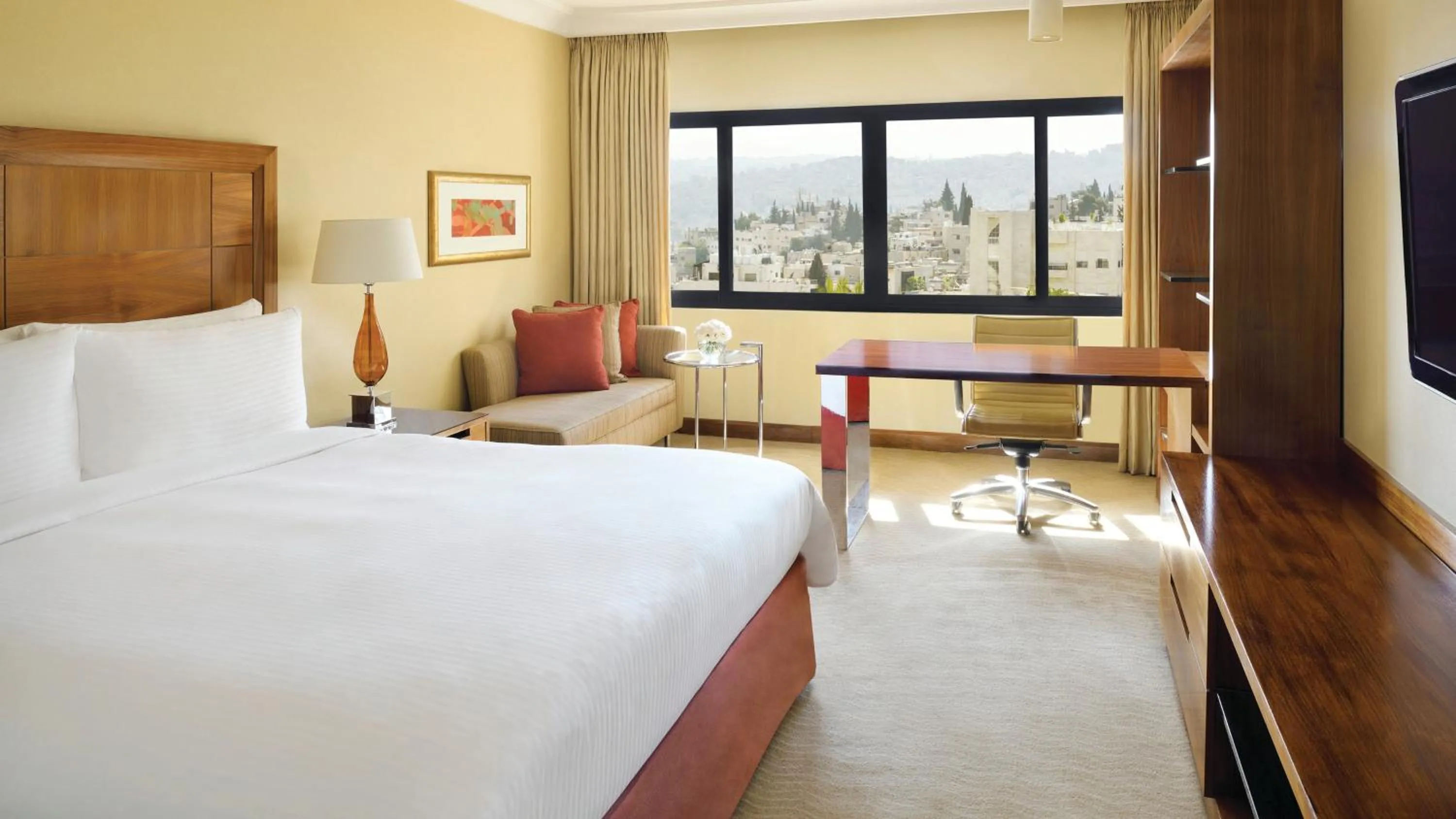 Photo of the whole room, Bed in InterContinental Amman Jordan by IHG