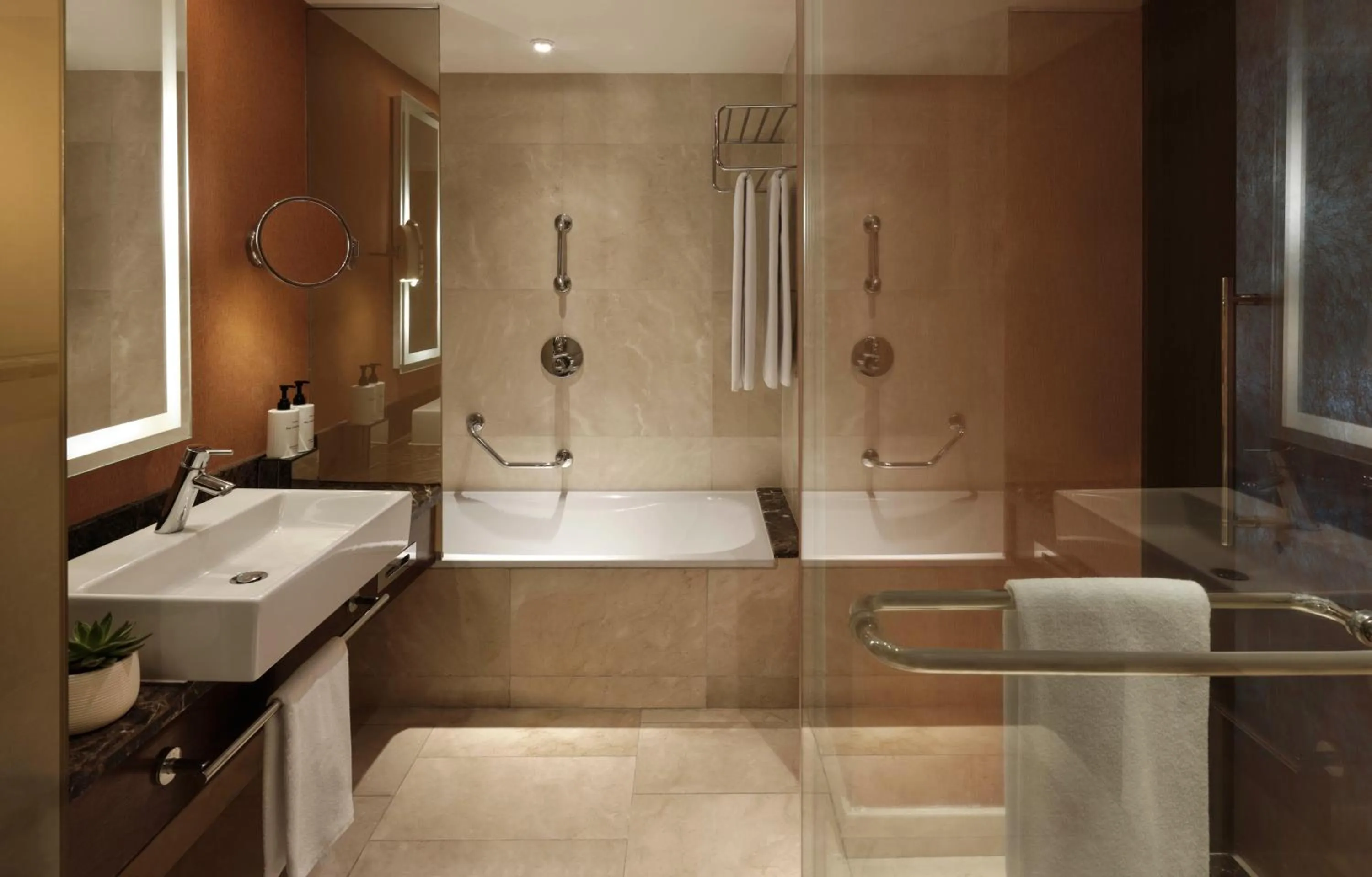 Bathroom in InterContinental Amman Jordan by IHG