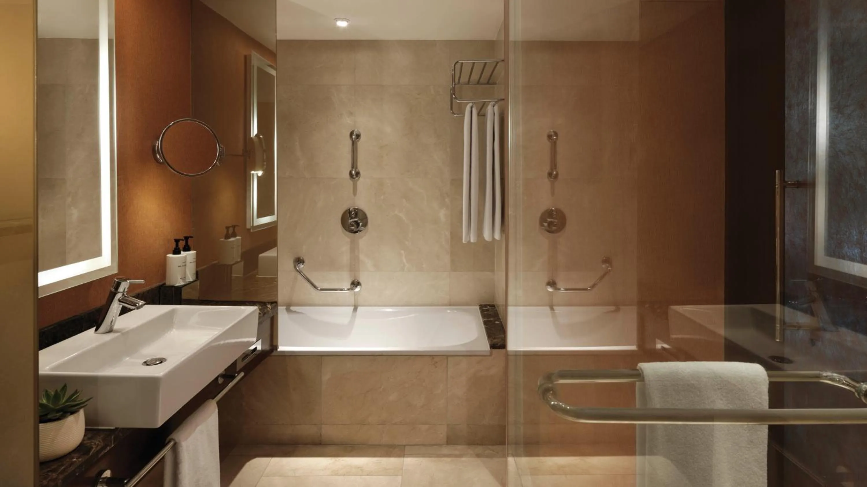 Bathroom in InterContinental Amman Jordan by IHG