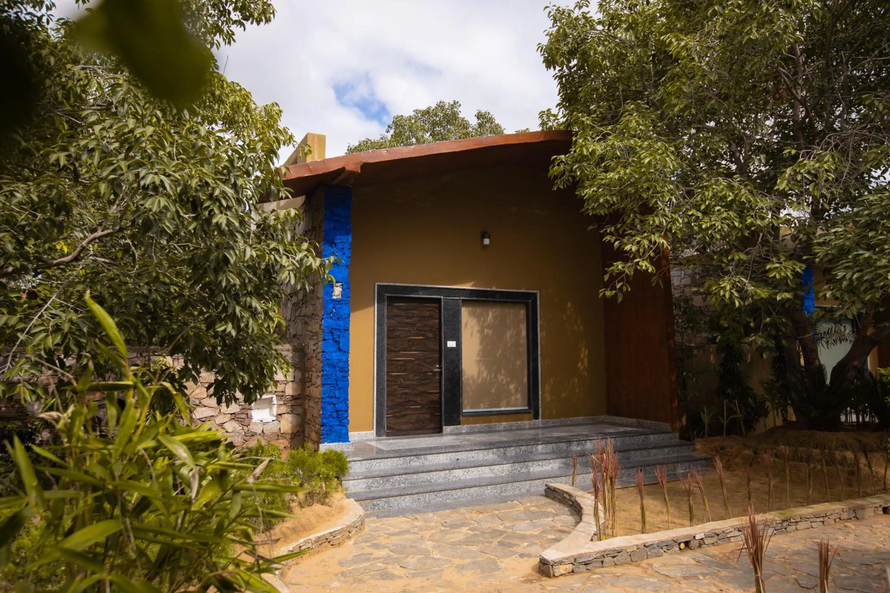Facade/entrance in Nature Village Resort