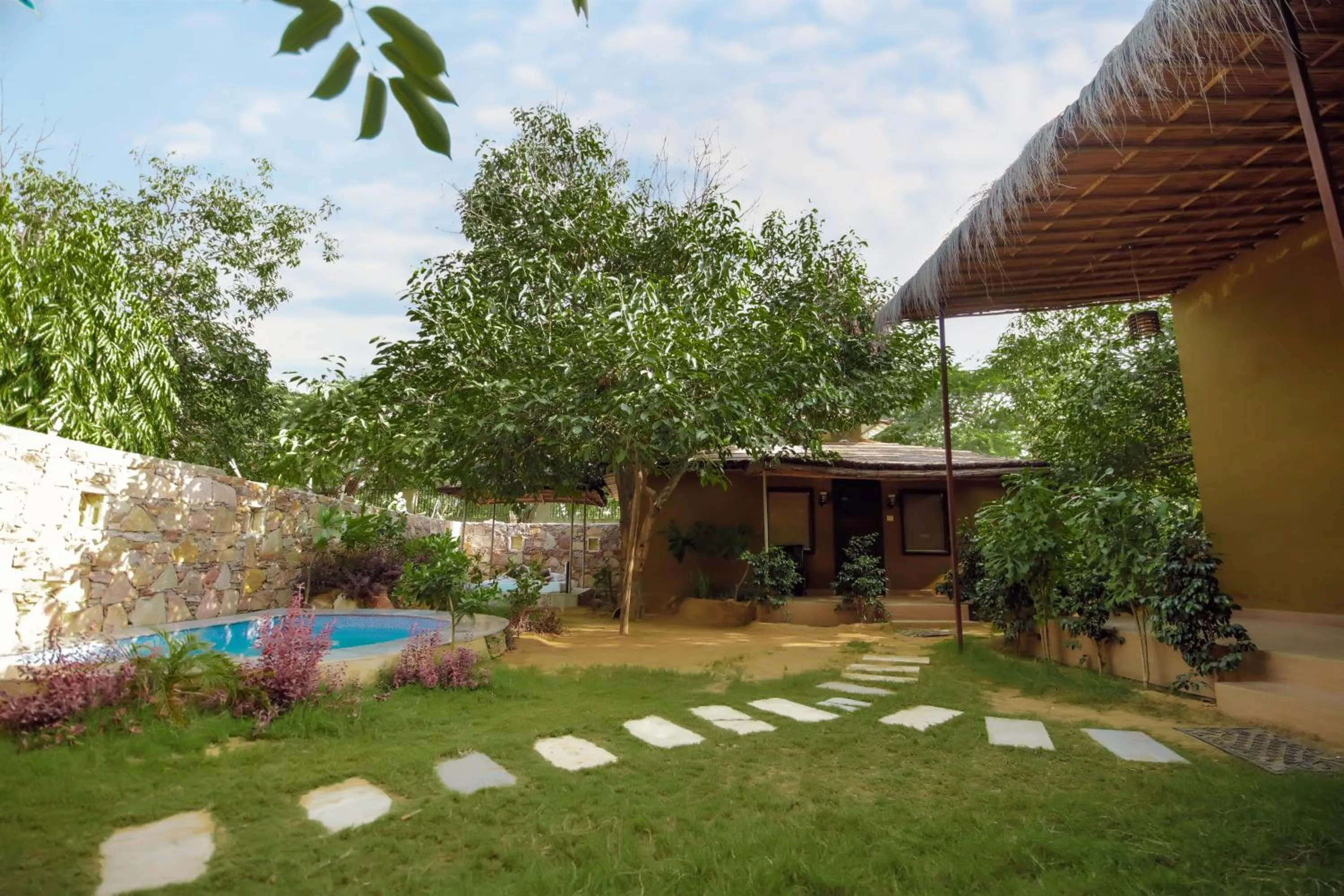 Facade/entrance in Nature Village Resort