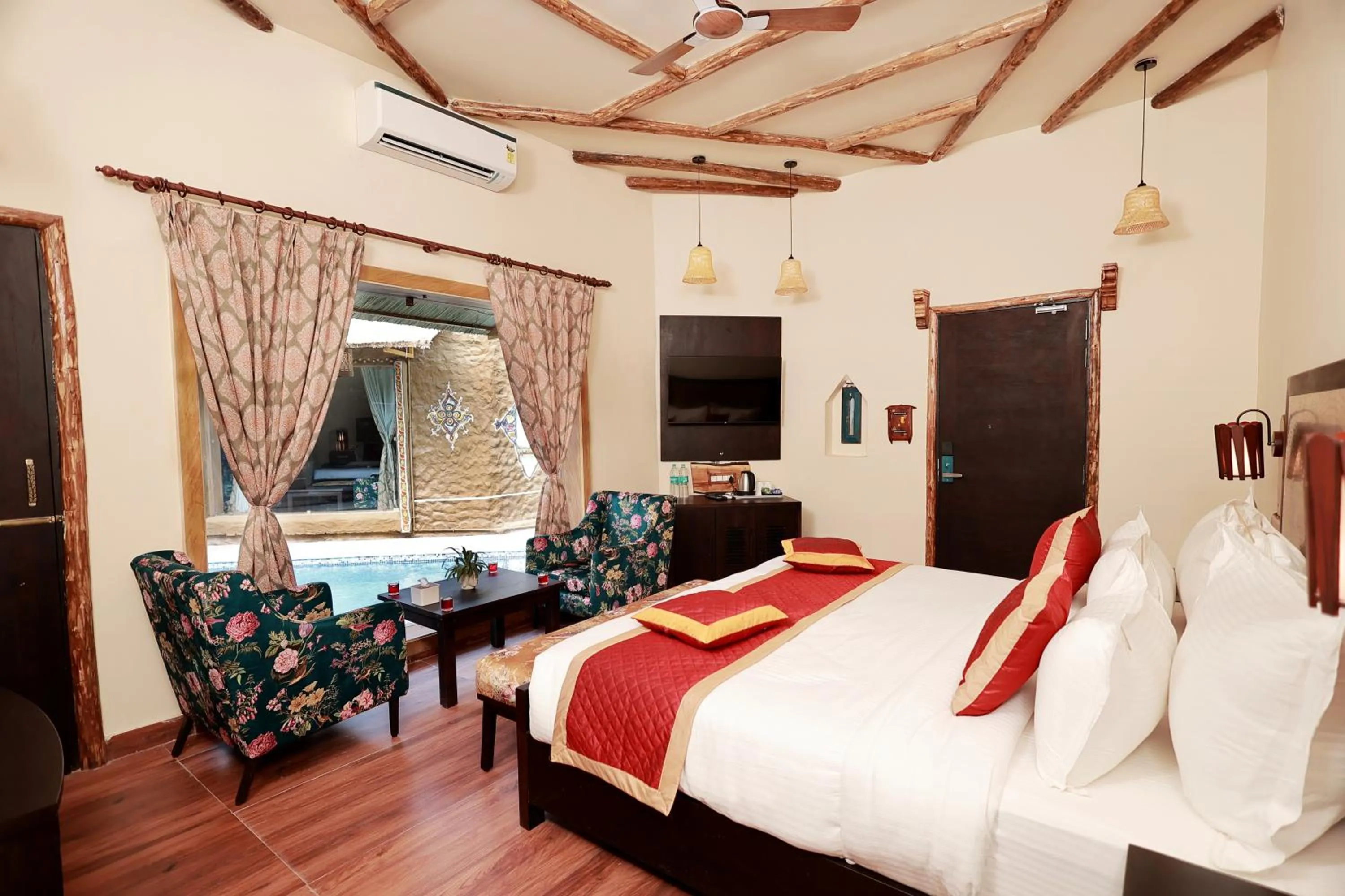 Bed in Nature Village Resort