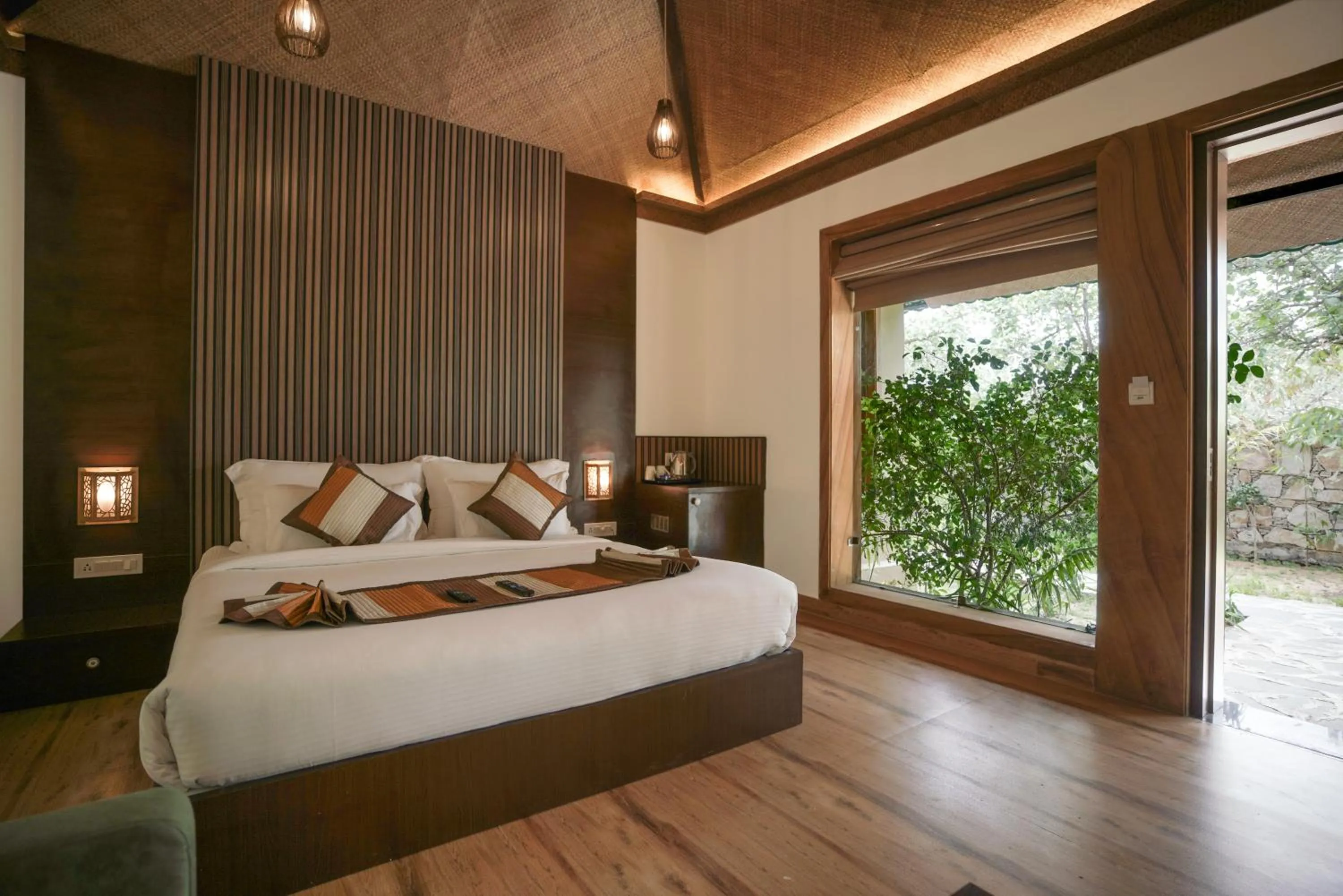 Bed in Nature Village Resort