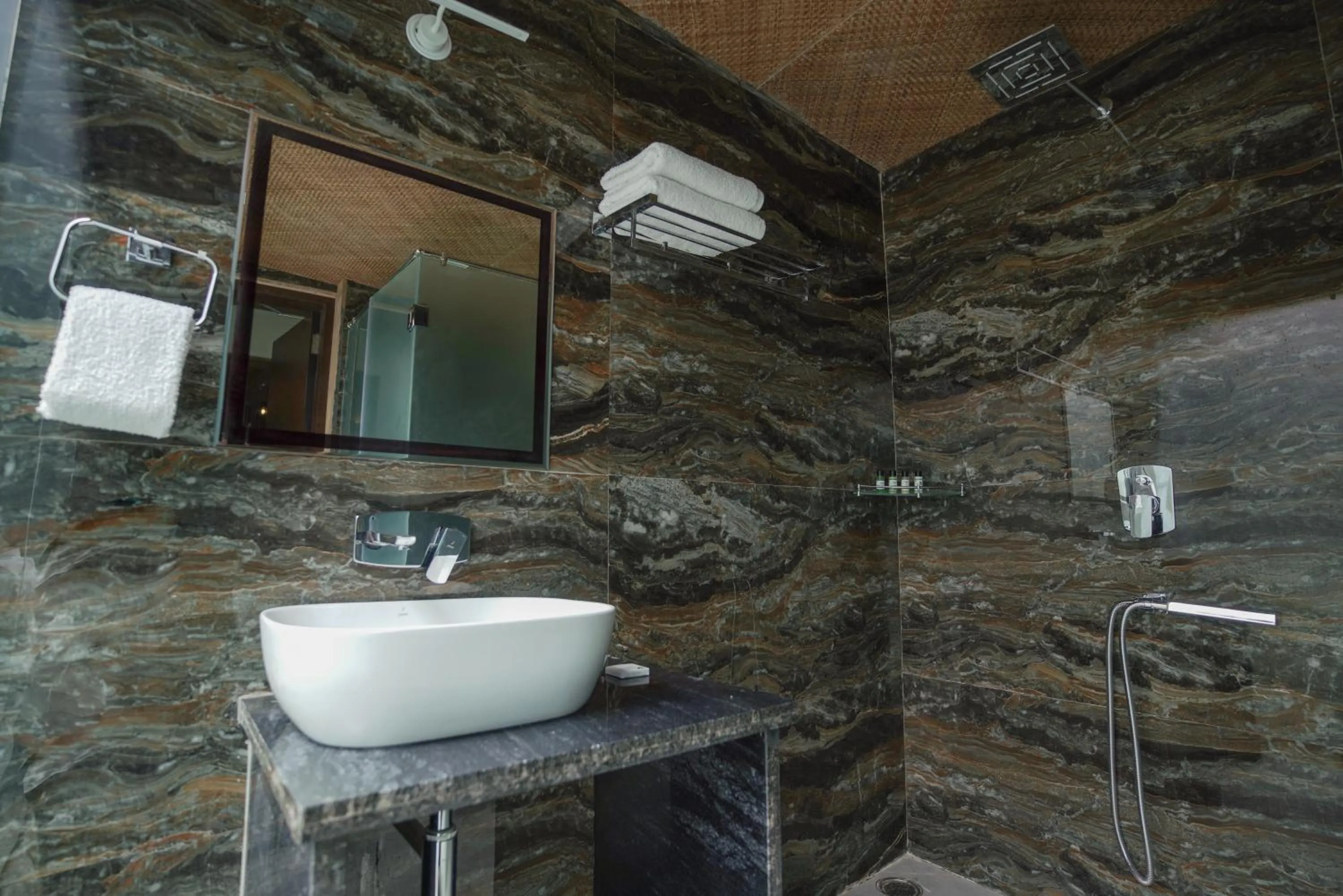 Shower in Nature Village Resort