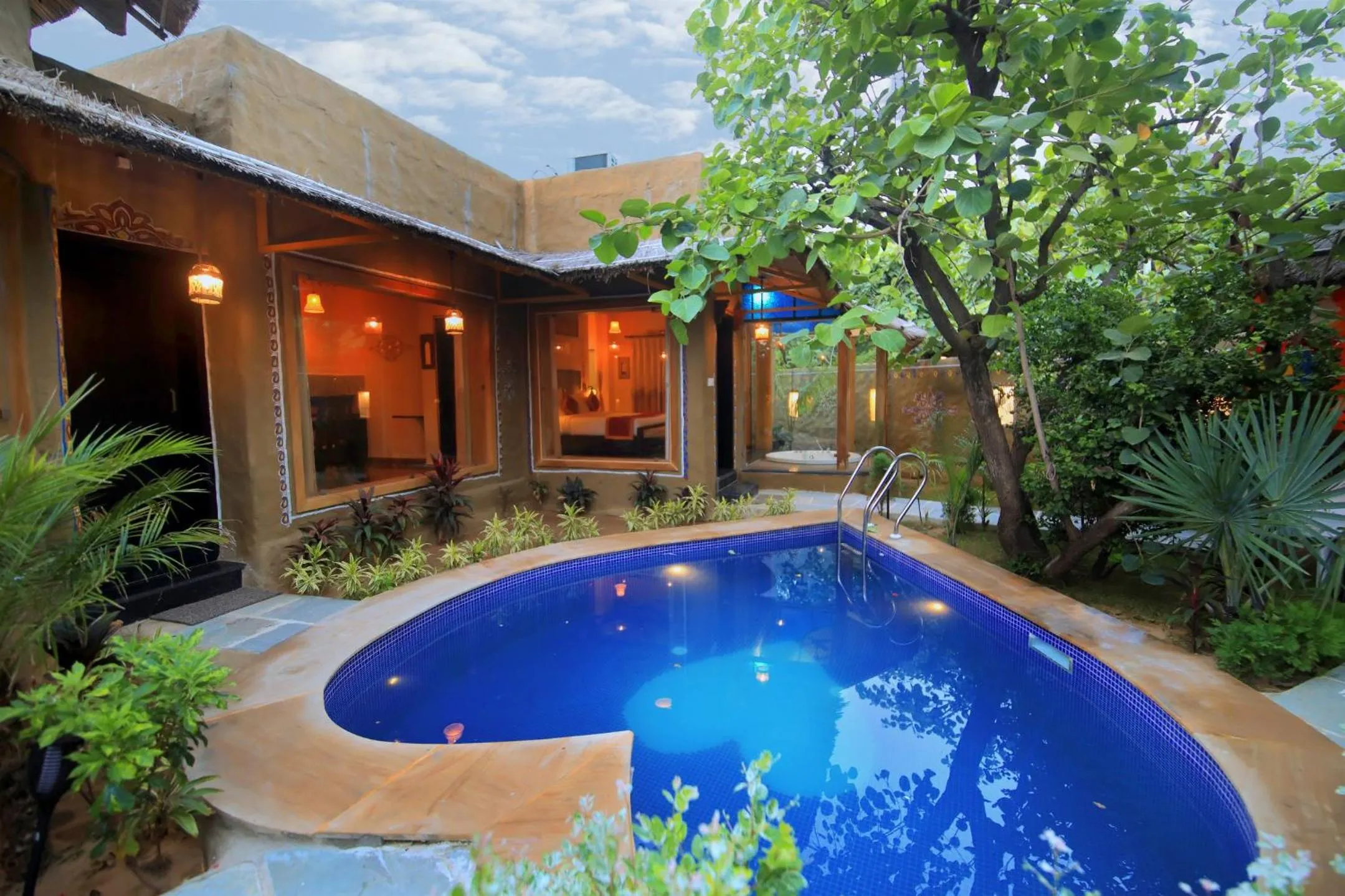 Patio in Nature Village Resort