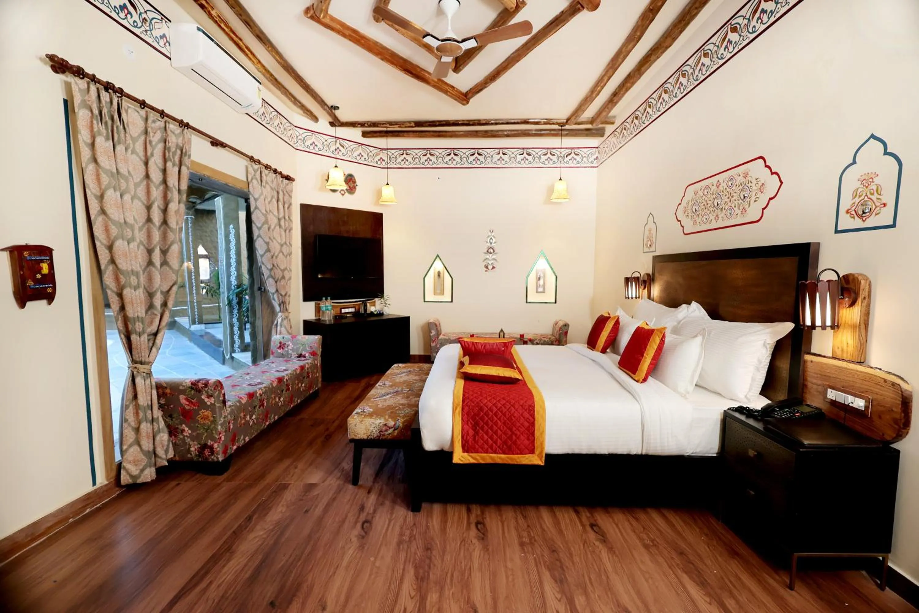 Bed in Nature Village Resort