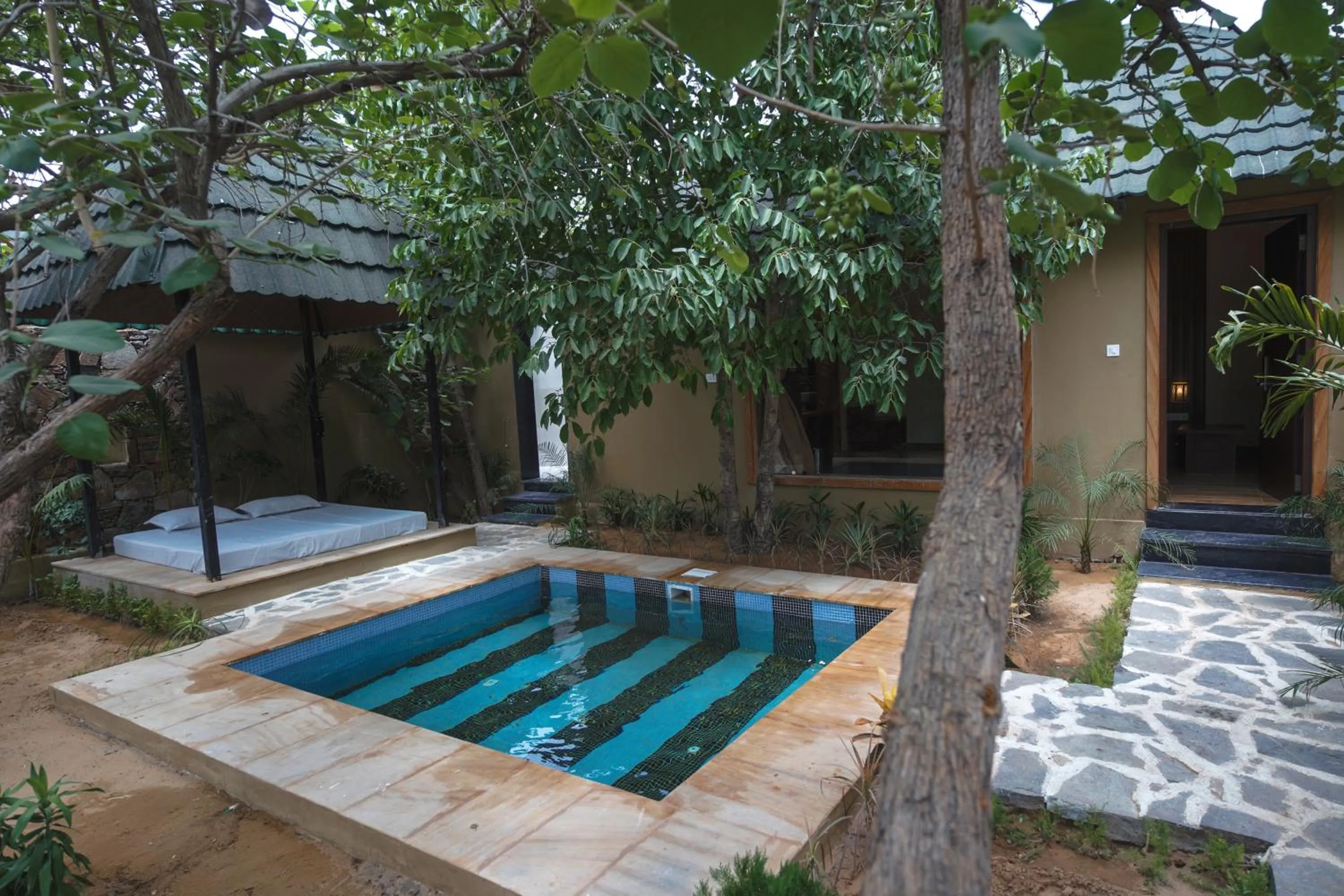 Patio in Nature Village Resort