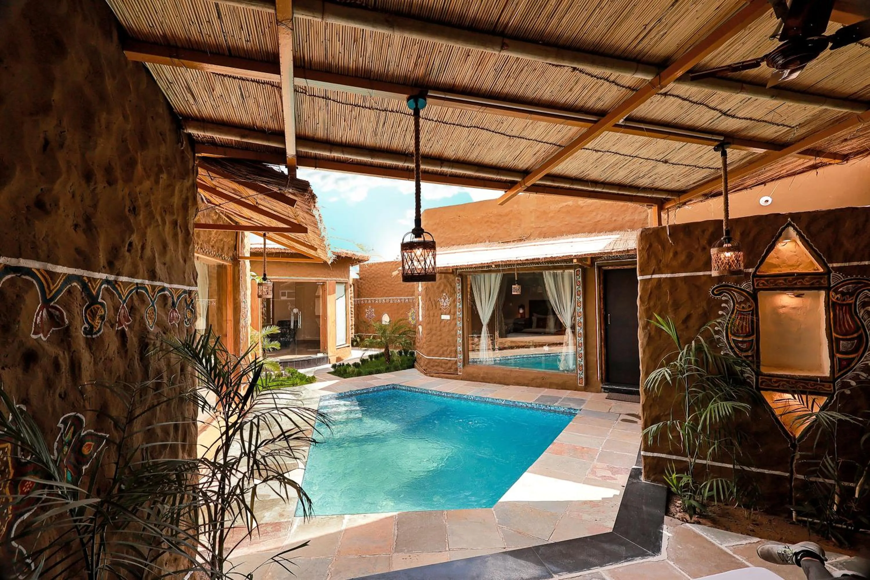 Patio in Nature Village Resort