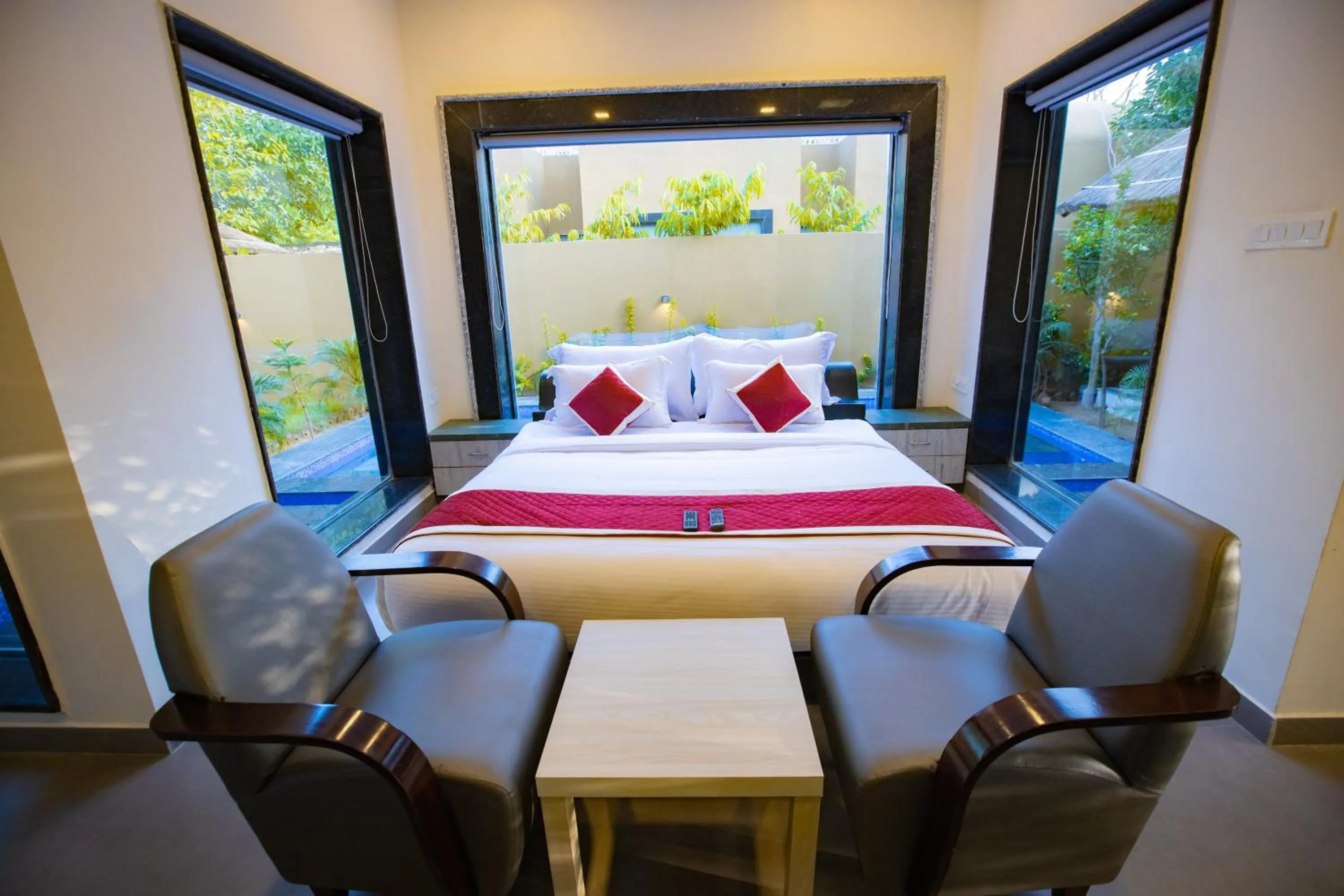 Bed in Nature Village Resort