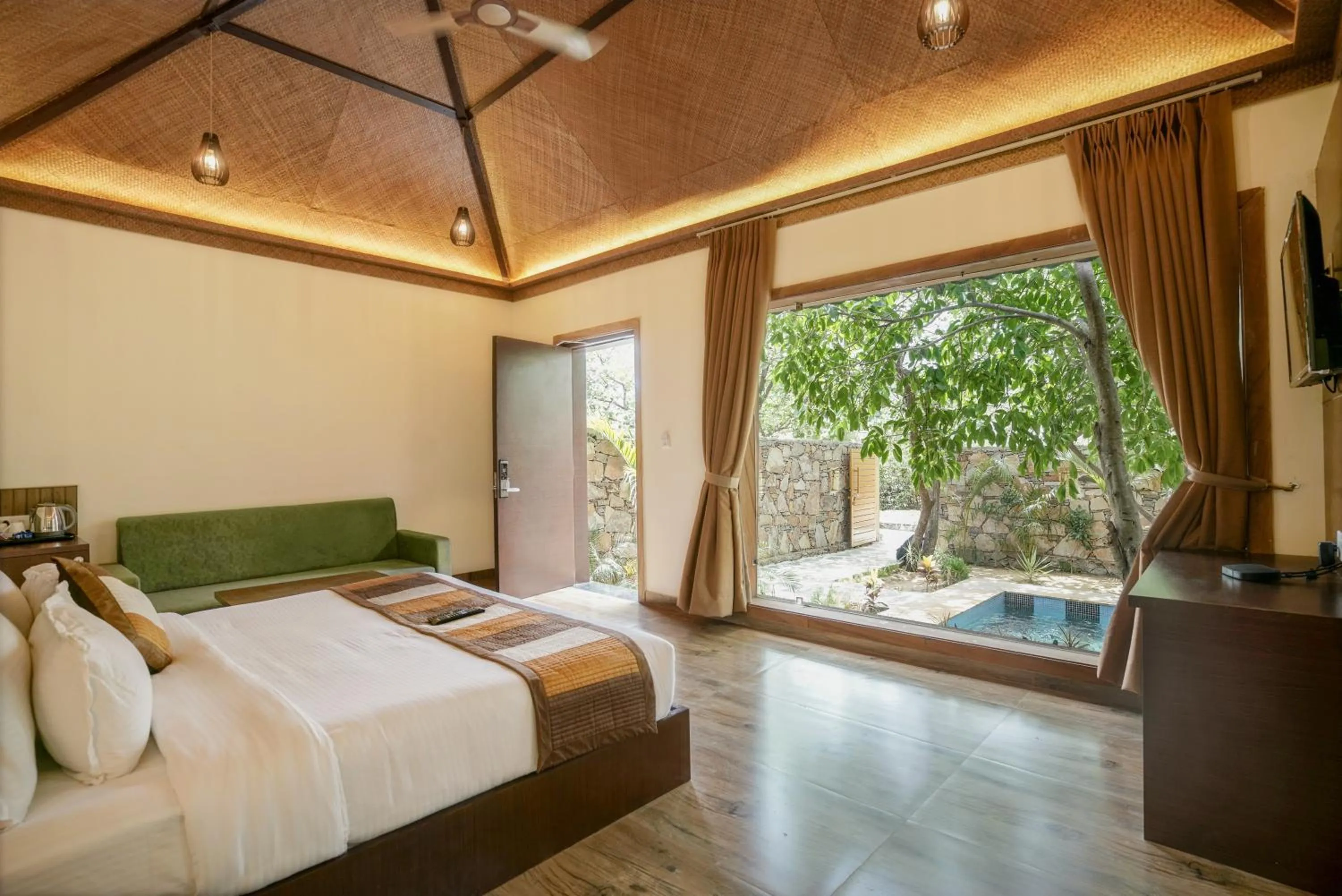 Photo of the whole room, Bed in Nature Village Resort