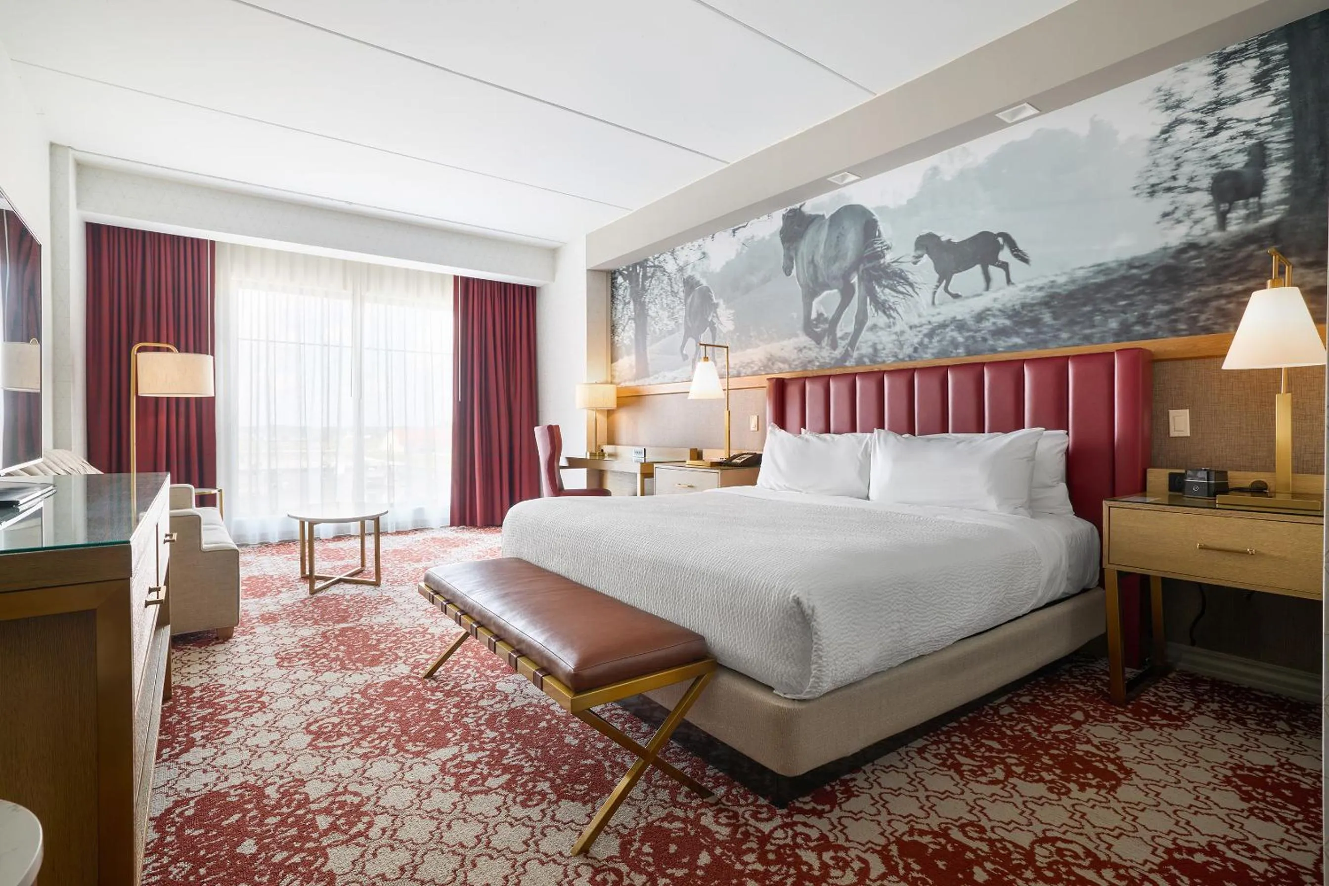 Bed in Oak Grove Racing Gaming & Hotel