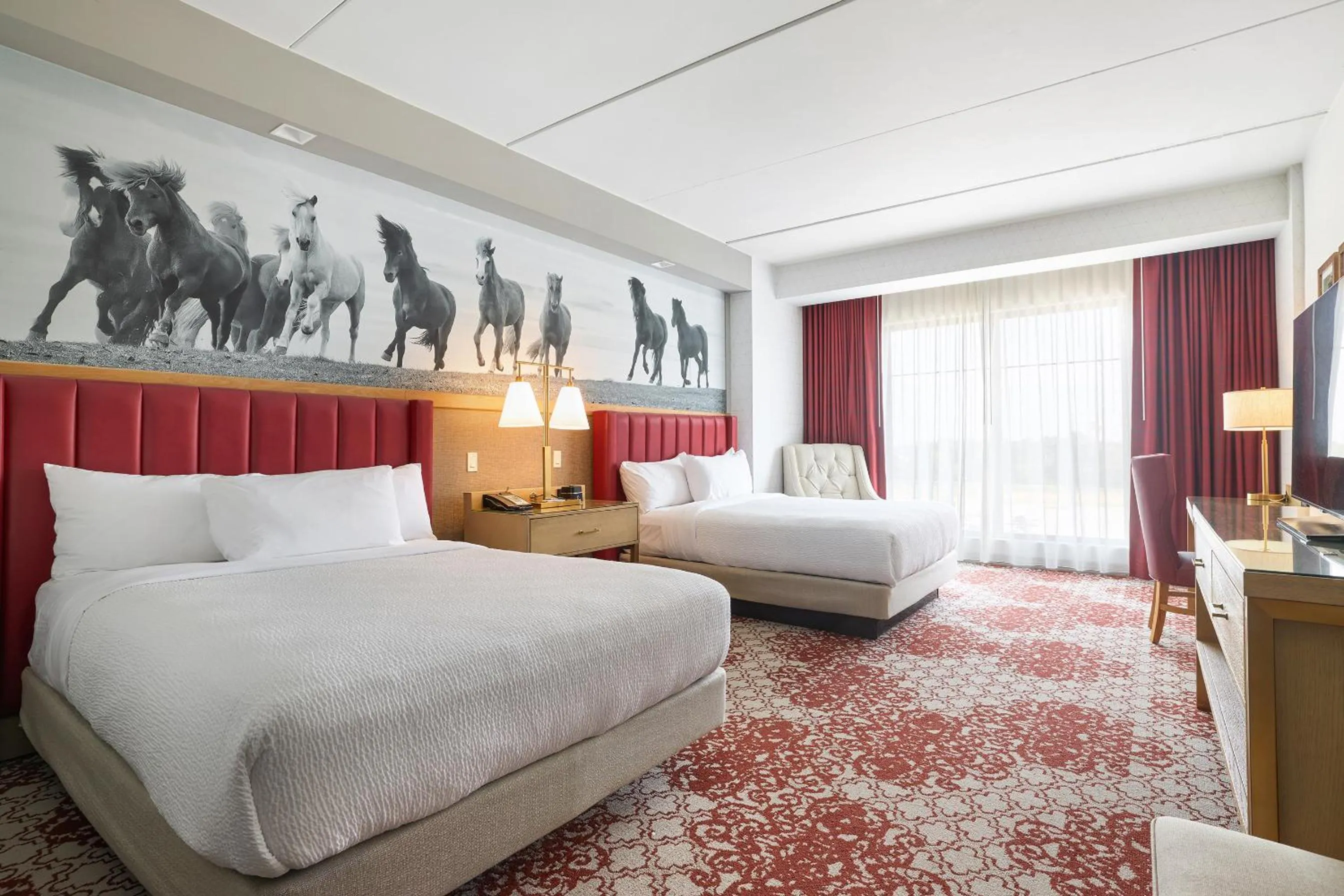 Bed in Oak Grove Racing Gaming & Hotel