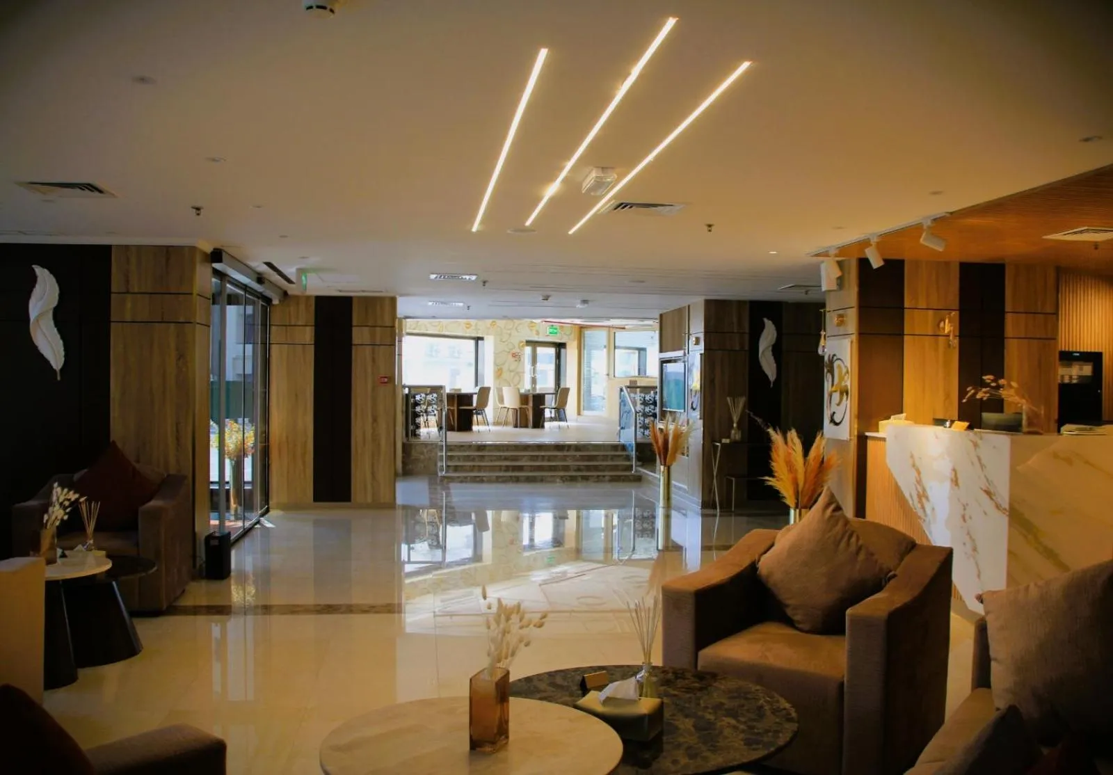 Lobby or reception in Plaza Athenee Hotel