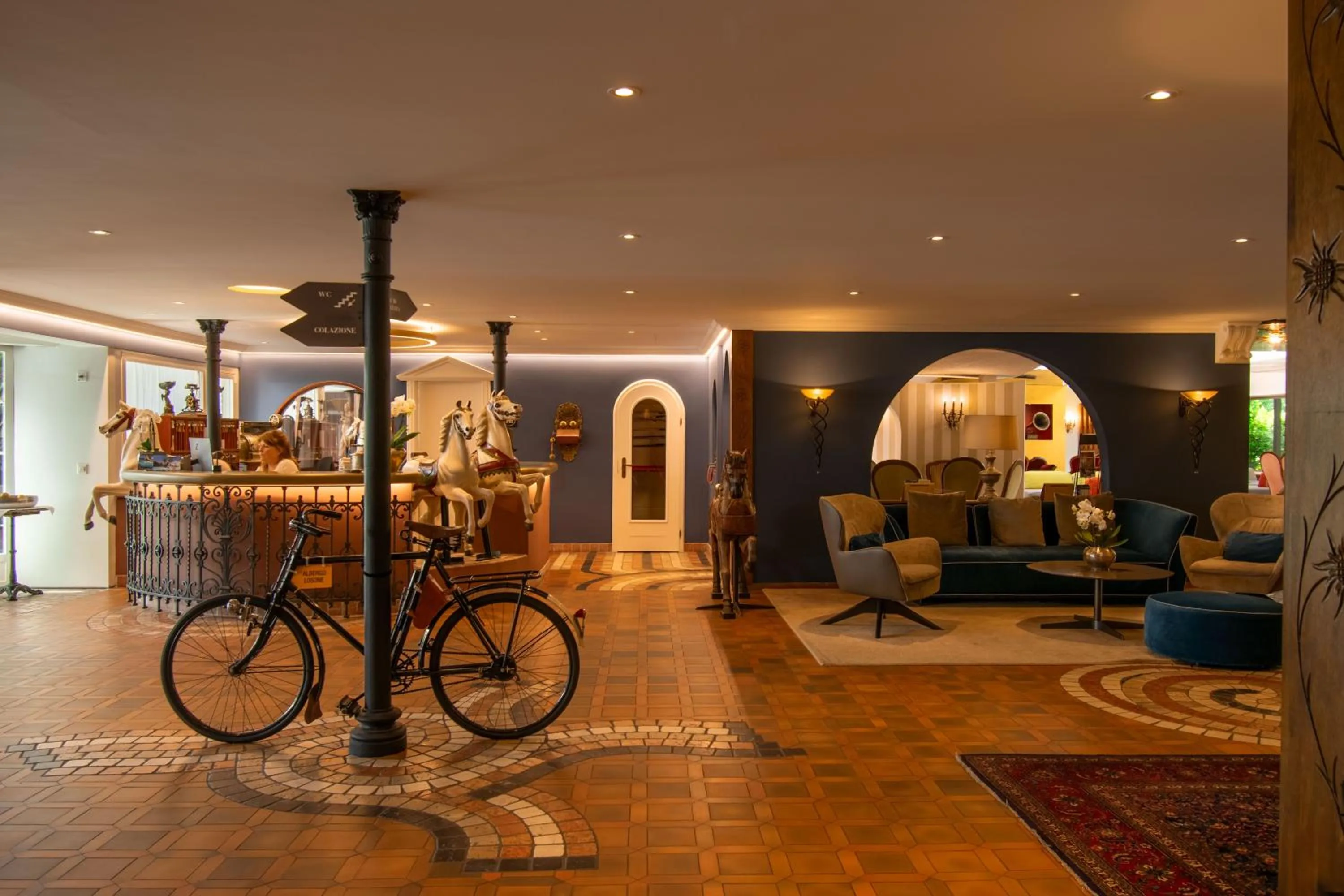 Lobby or reception in Albergo Losone