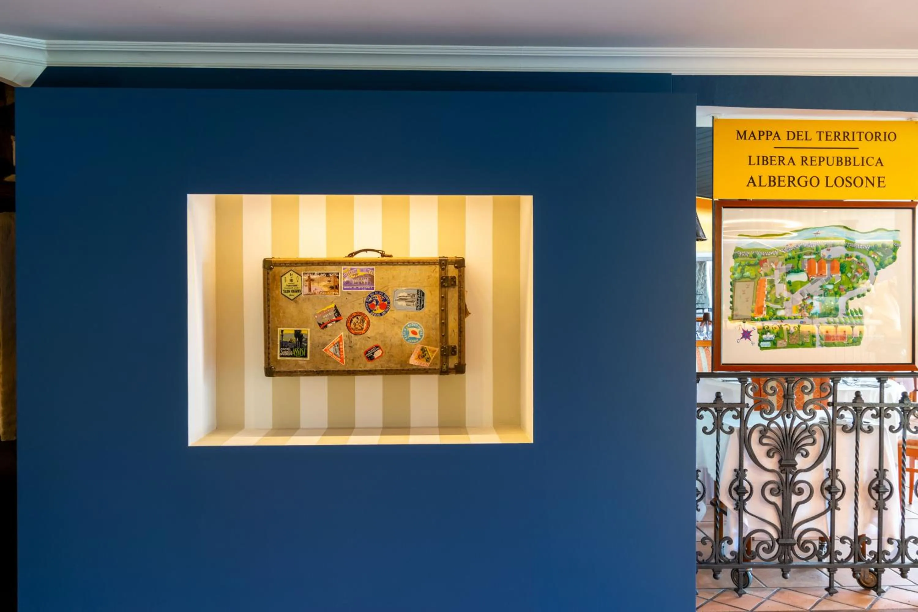 Lobby or reception in Albergo Losone