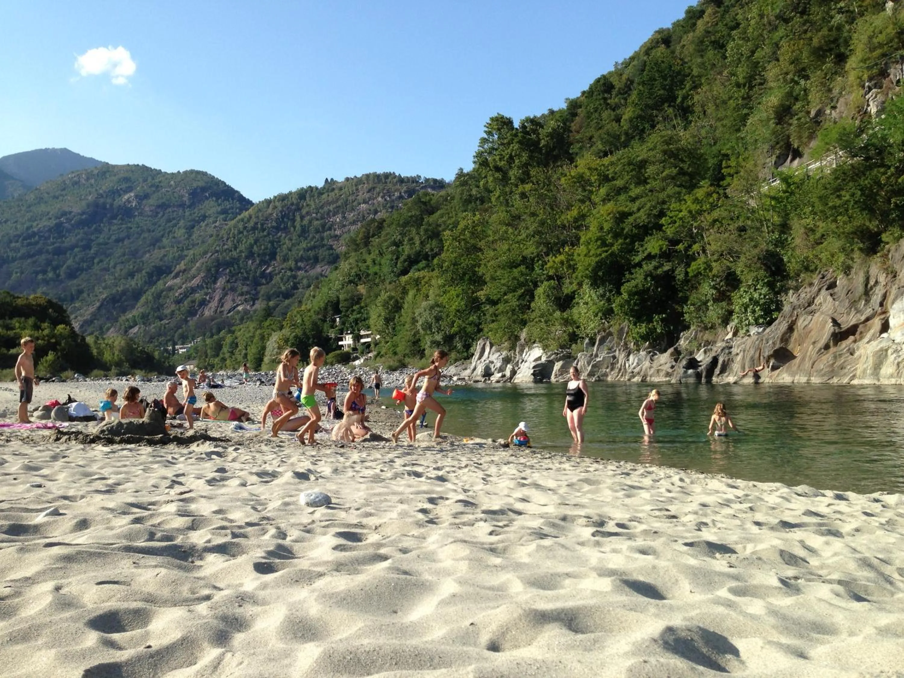 Beach in Albergo Losone