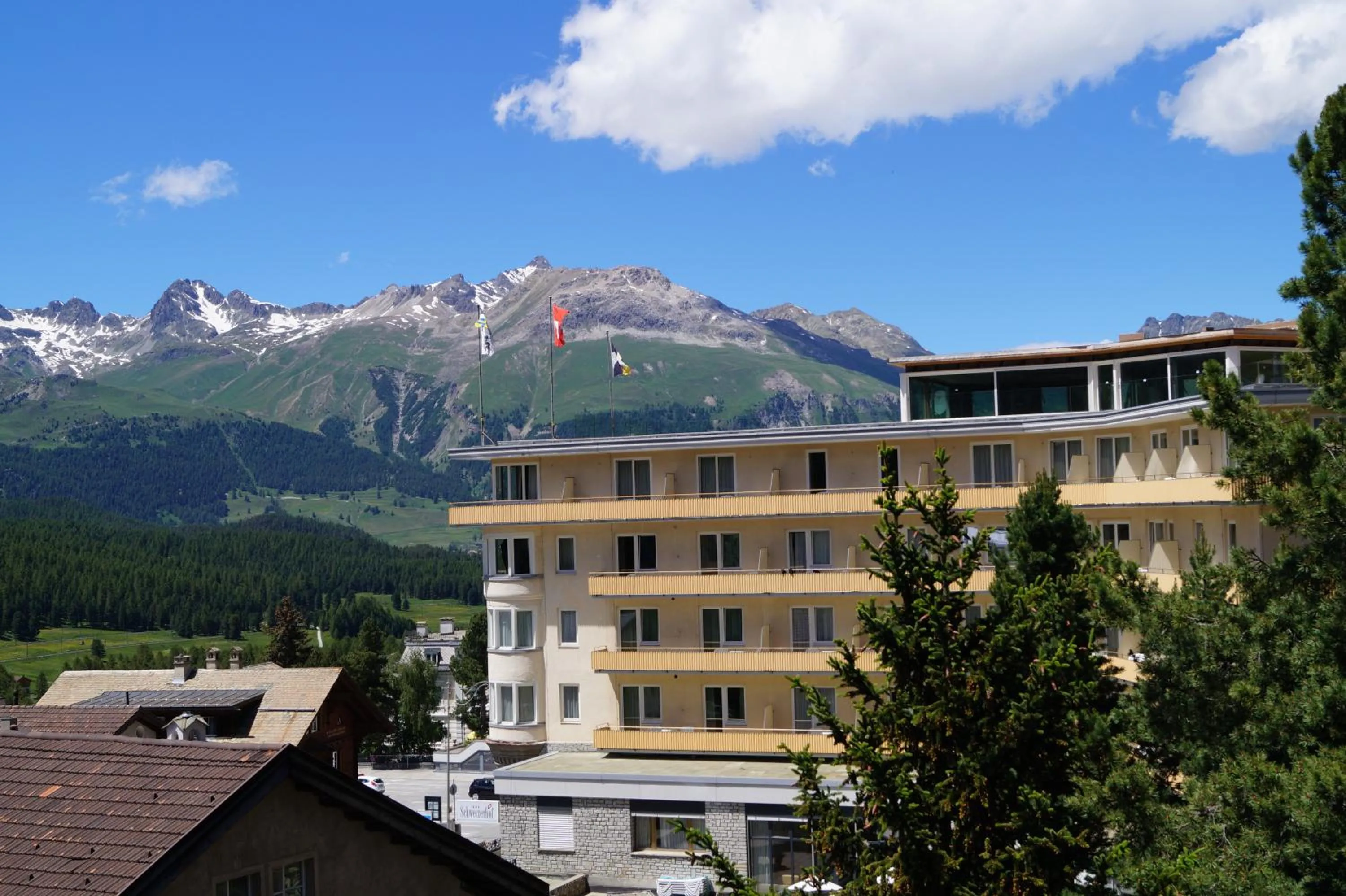 Property building in Hotel Schweizerhof Pontresina