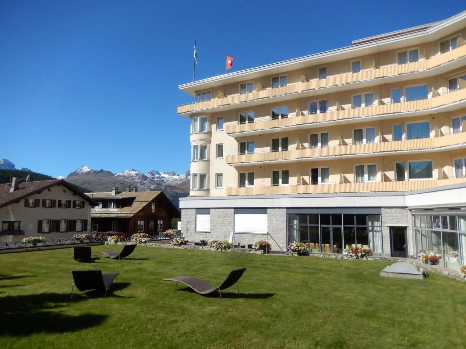 Property building in Hotel Schweizerhof Pontresina