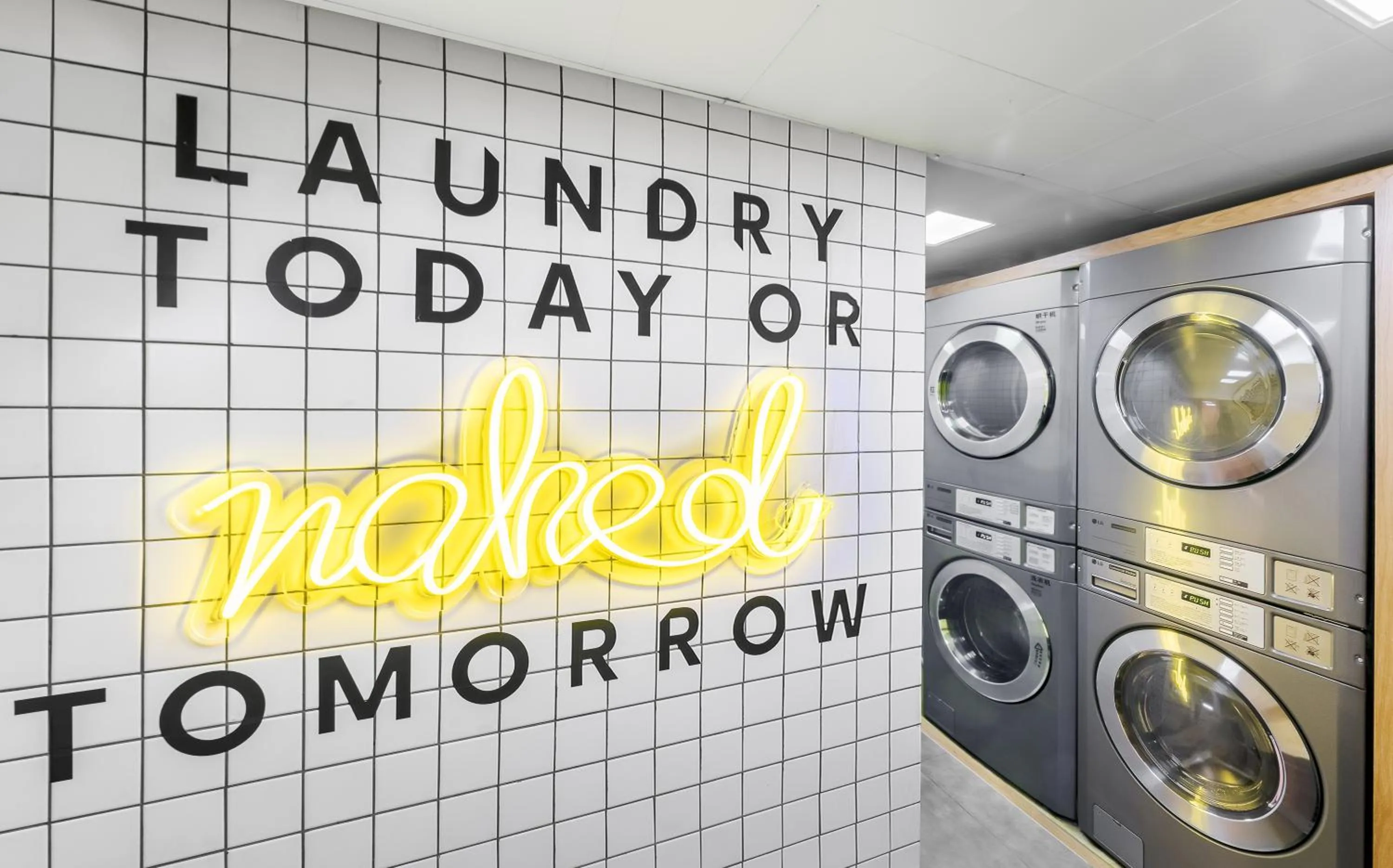 washing machine in Stey Beijing Sanlitun Boutique Hotel