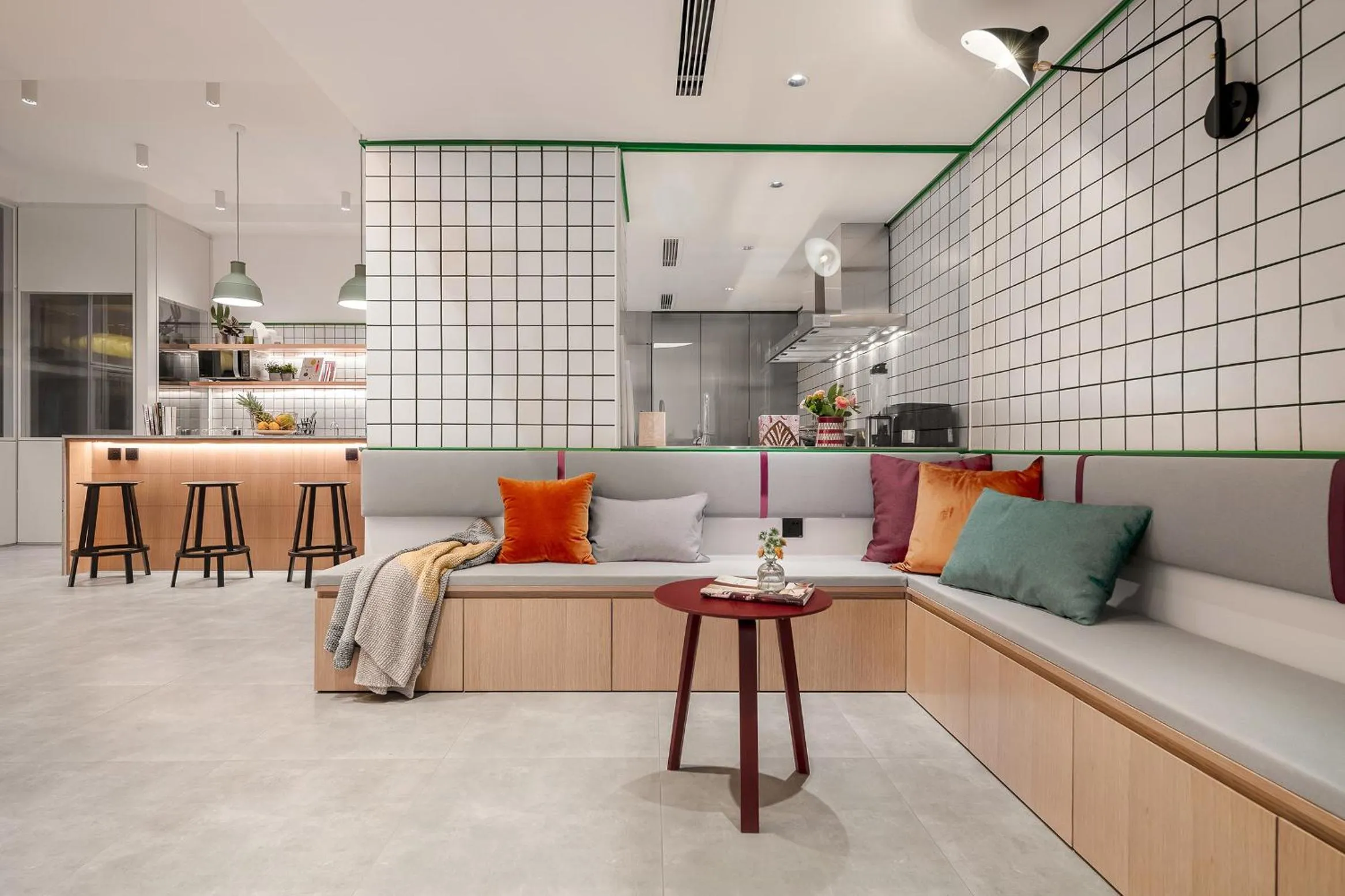 Communal kitchen in Stey Beijing Sanlitun Boutique Hotel