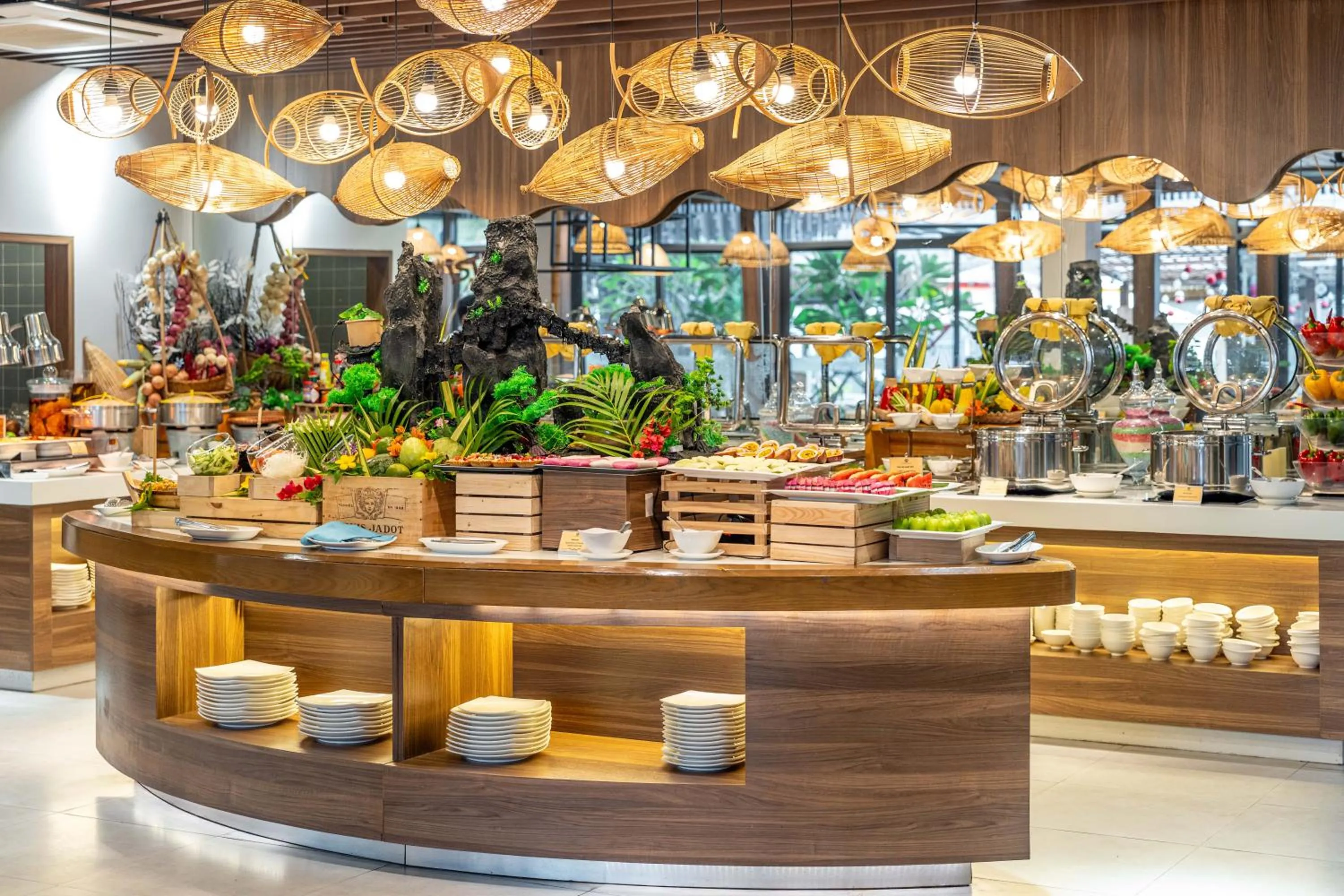 Buffet breakfast in Andochine Villas Resort & Spa Phu Quoc - All Villas with Private Pool