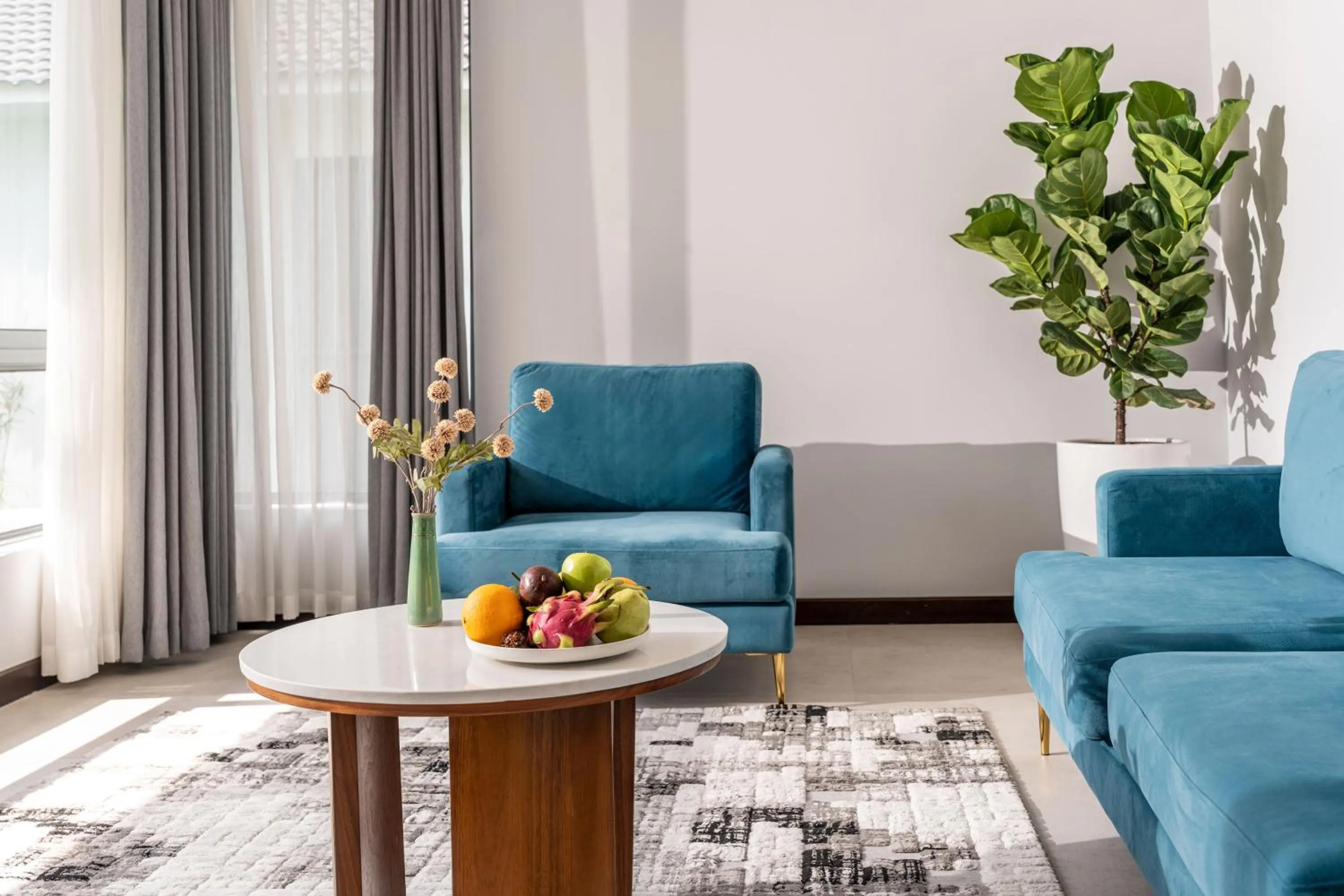 Living room in Andochine Villas Resort & Spa Phu Quoc - All Villas with Private Pool