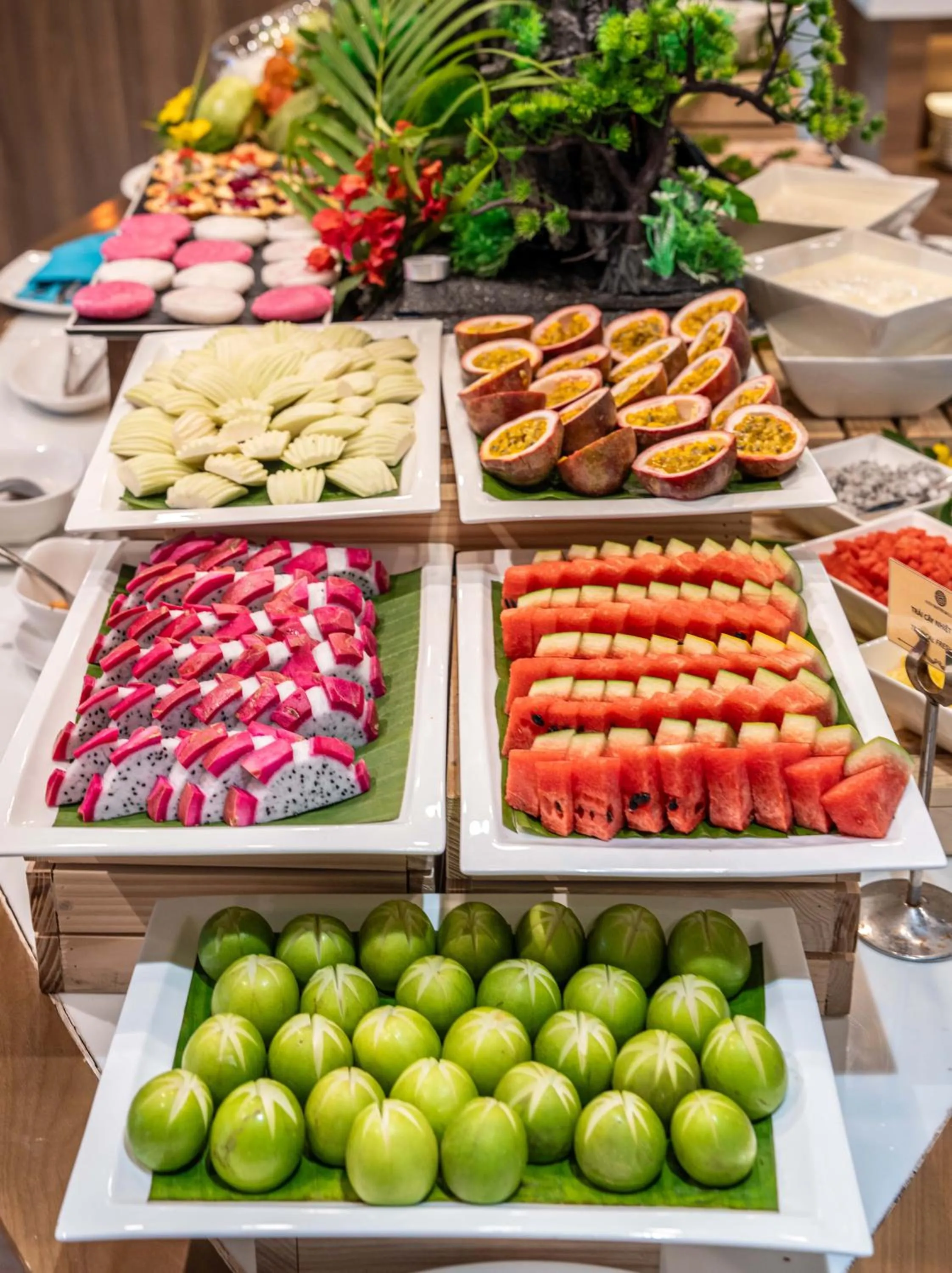 Buffet breakfast in Andochine Villas Resort & Spa Phu Quoc - All Villas with Private Pool
