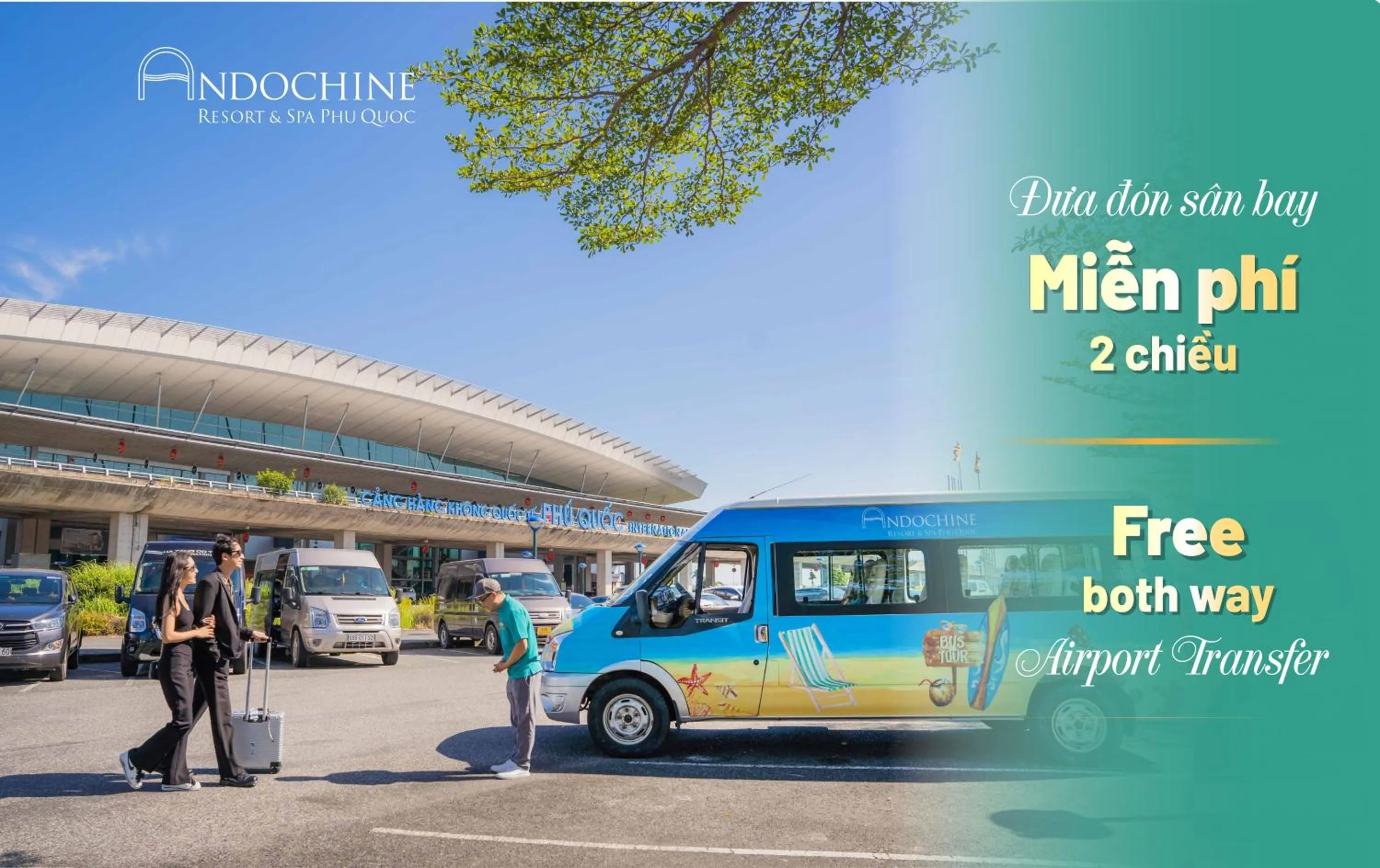 shuttle in Andochine Villas Resort & Spa Phu Quoc - All Villas with Private Pool