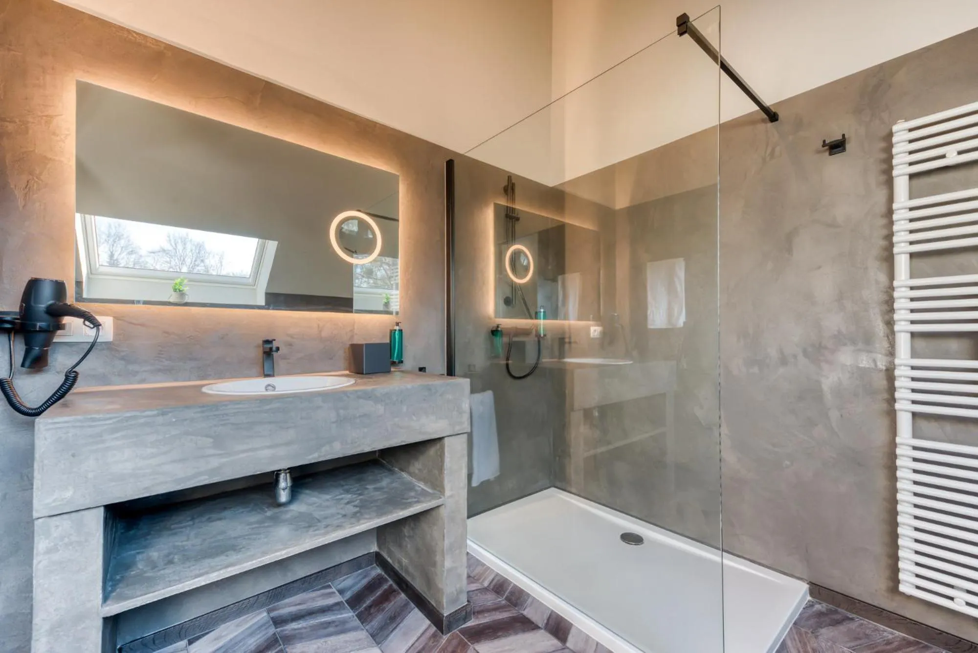 Bathroom in Les Chambres du Vieux Château