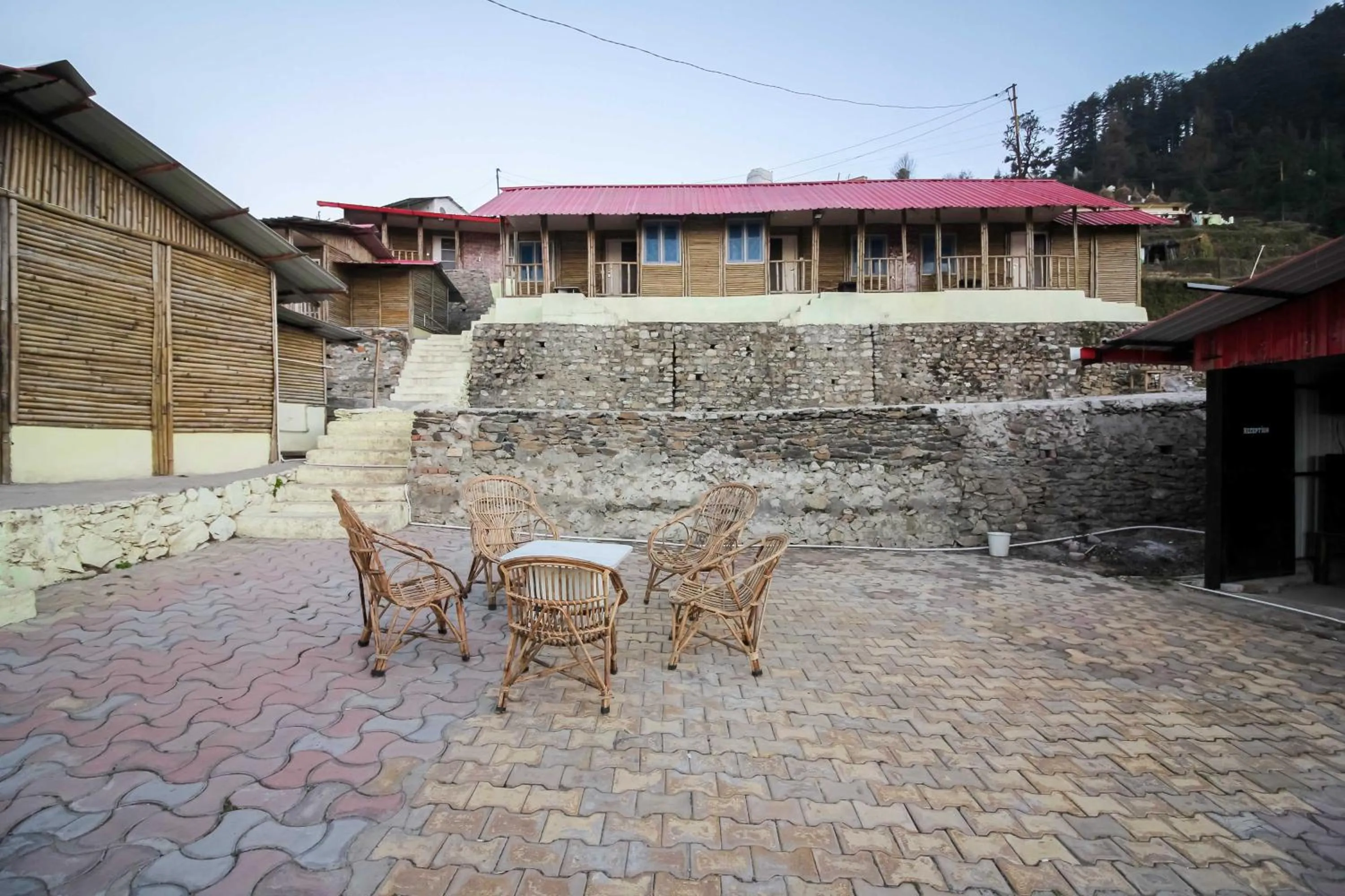 Patio in Glamwood Resort Dhanaulti, Ranked 1 in Dhanaulti
