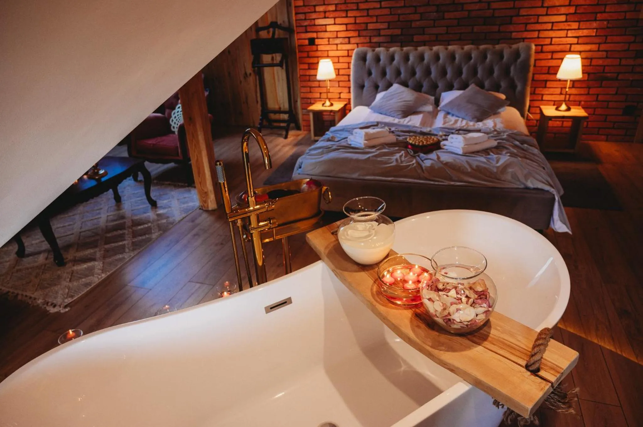 Bed in Skansen Bicz Resort