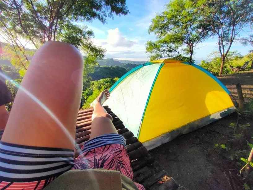 Raw Camping at Camping Paradise Singalong Mountain Garden