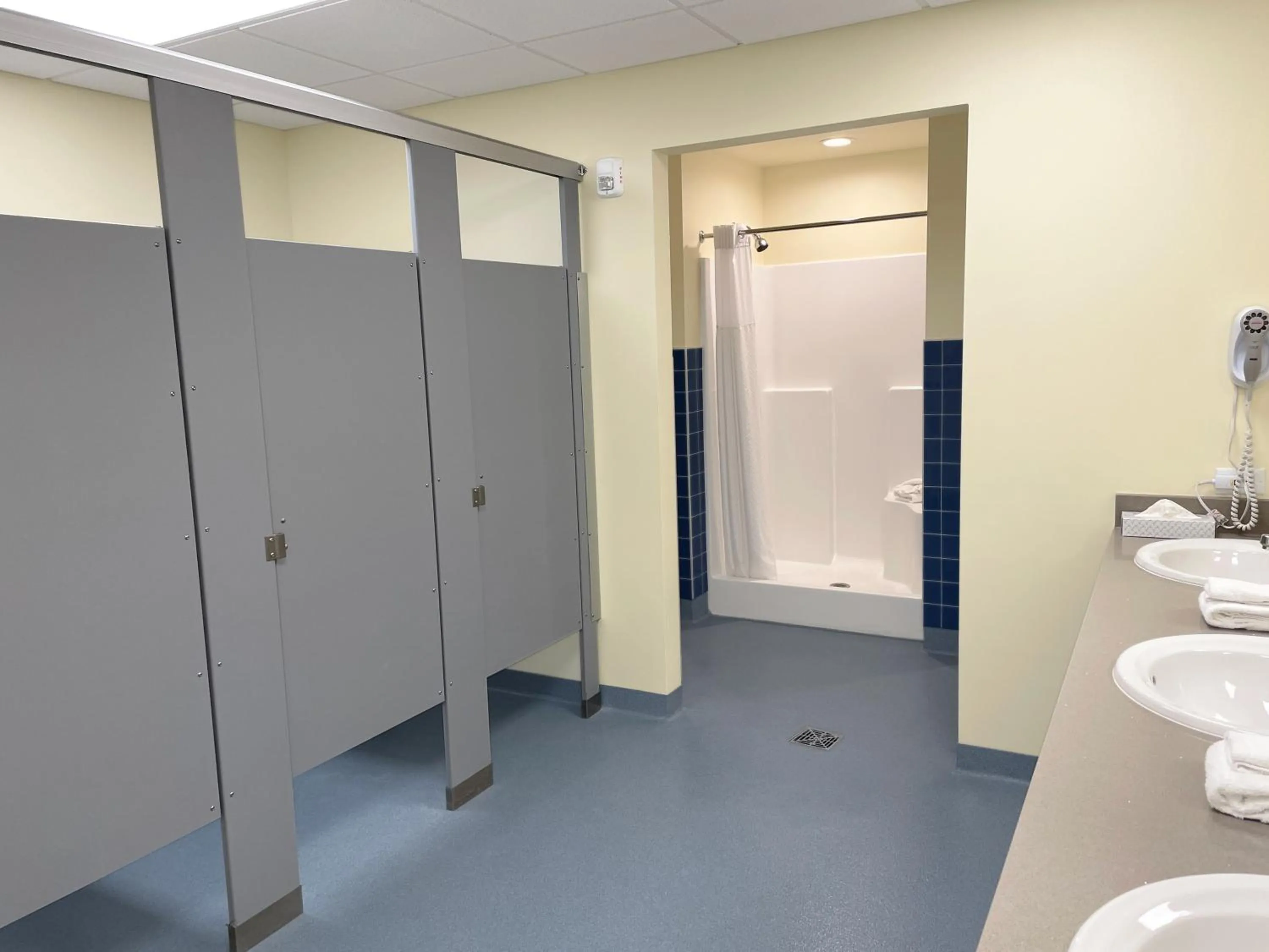 Bathroom in Travelodge by Wyndham Panama City Beach / Beachfront