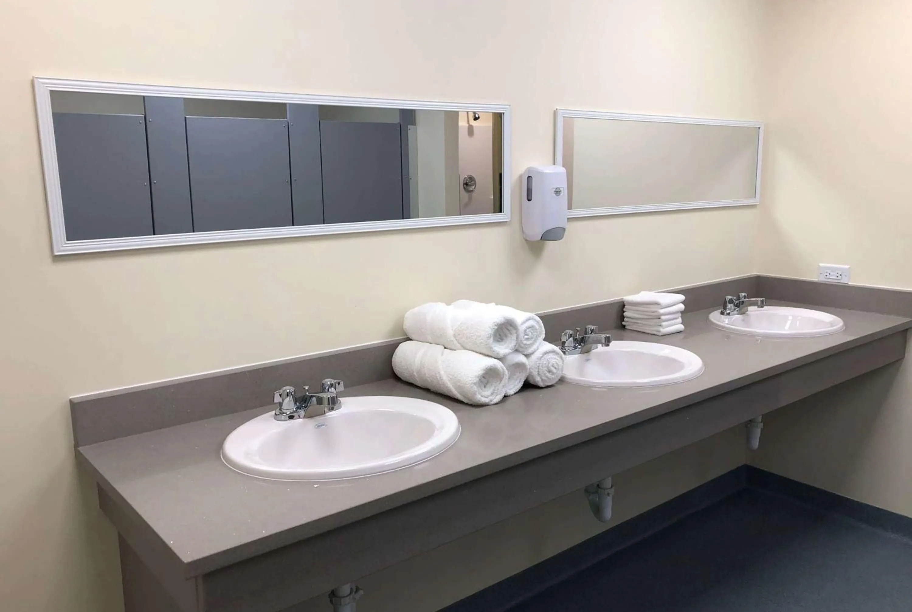 Bathroom in Travelodge by Wyndham Panama City Beach / Beachfront