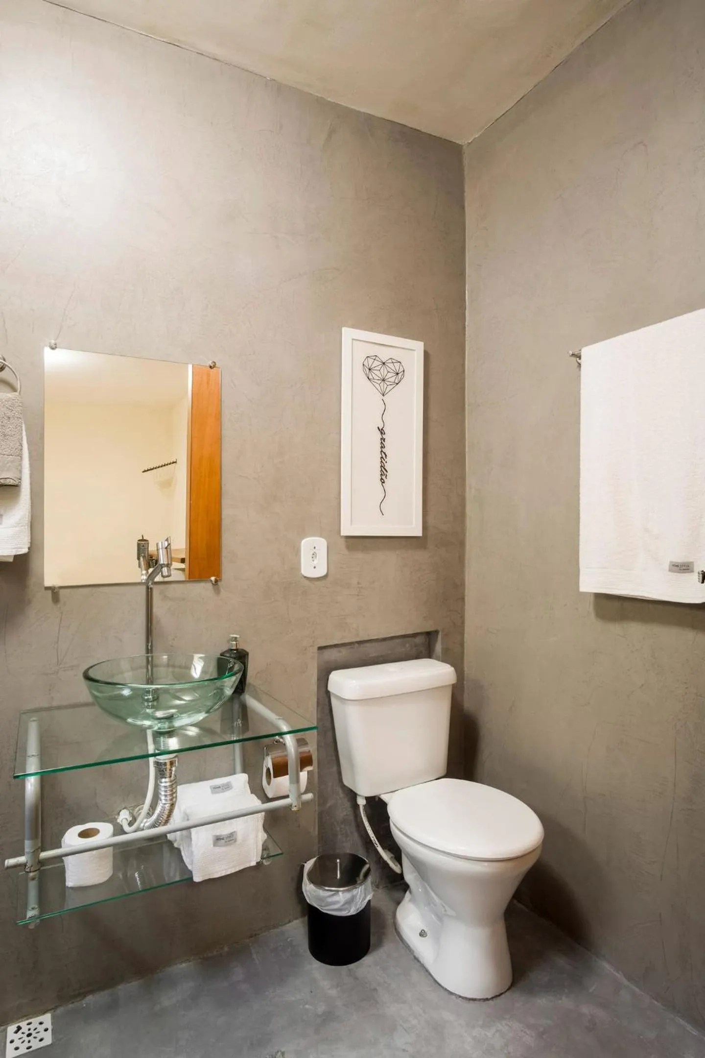 Bathroom in Pousada Entre Folhas