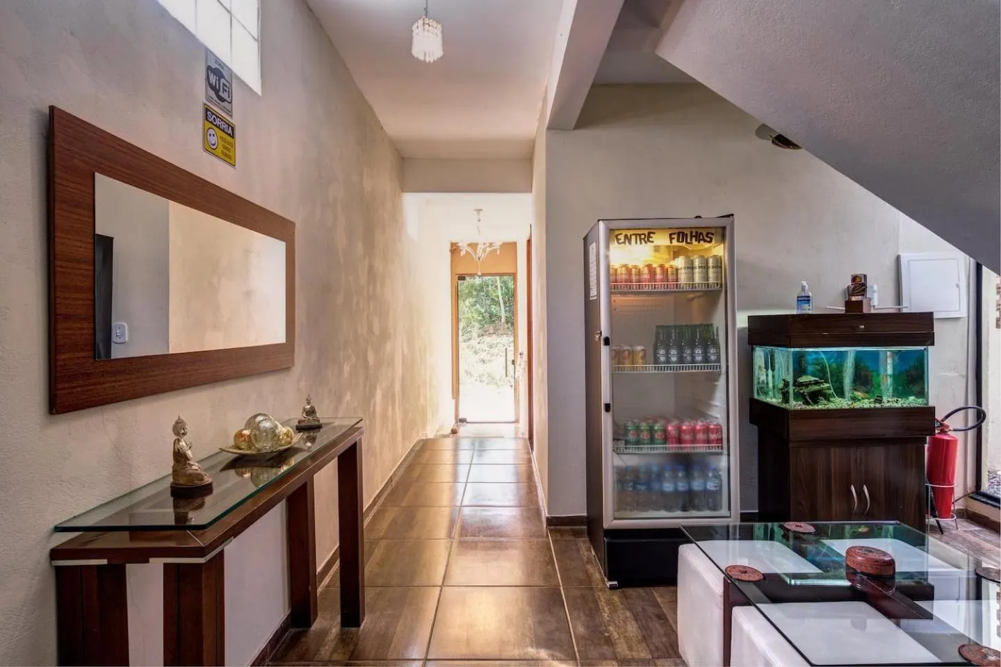 Lounge or bar in Pousada Entre Folhas