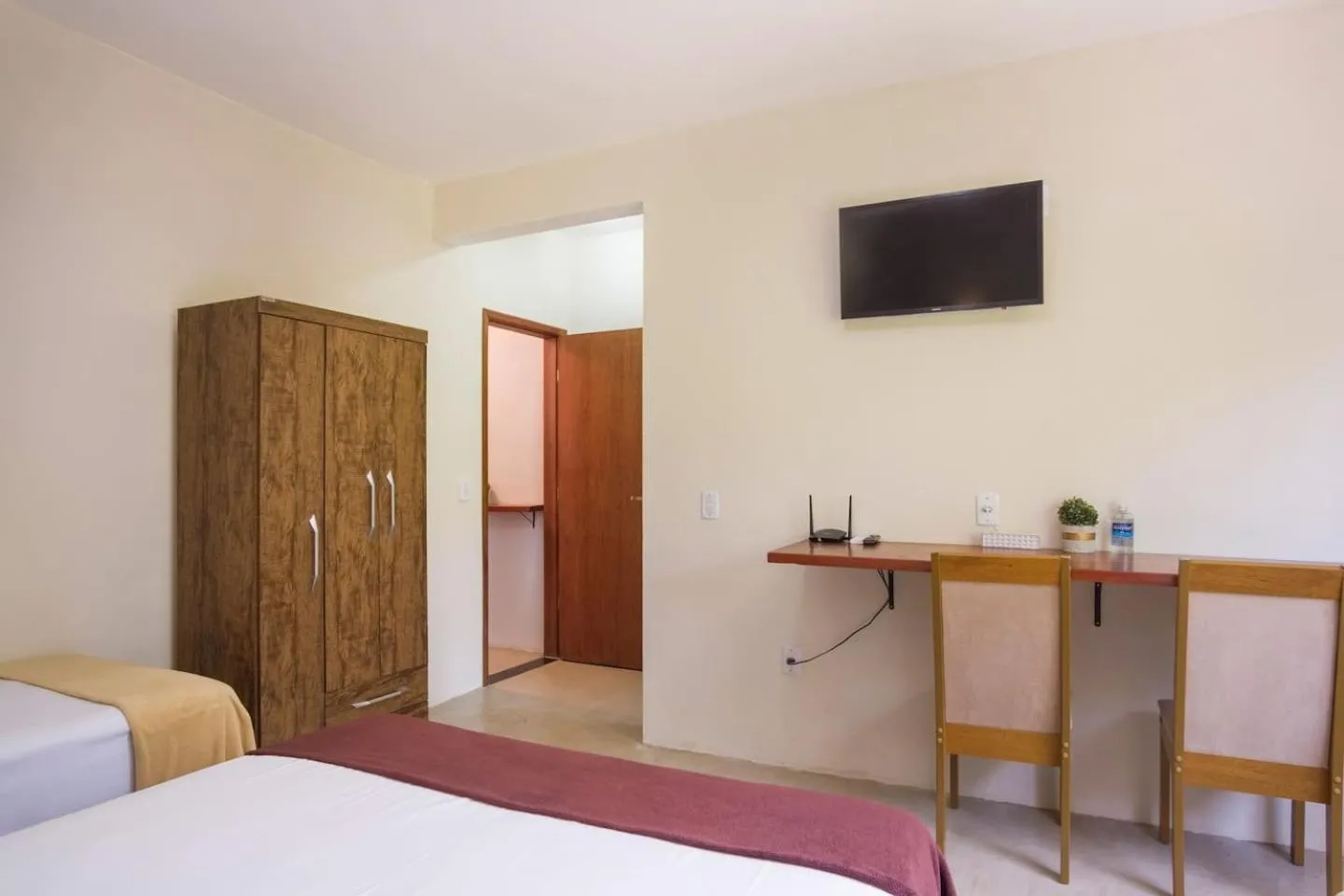 Bed in Pousada Entre Folhas