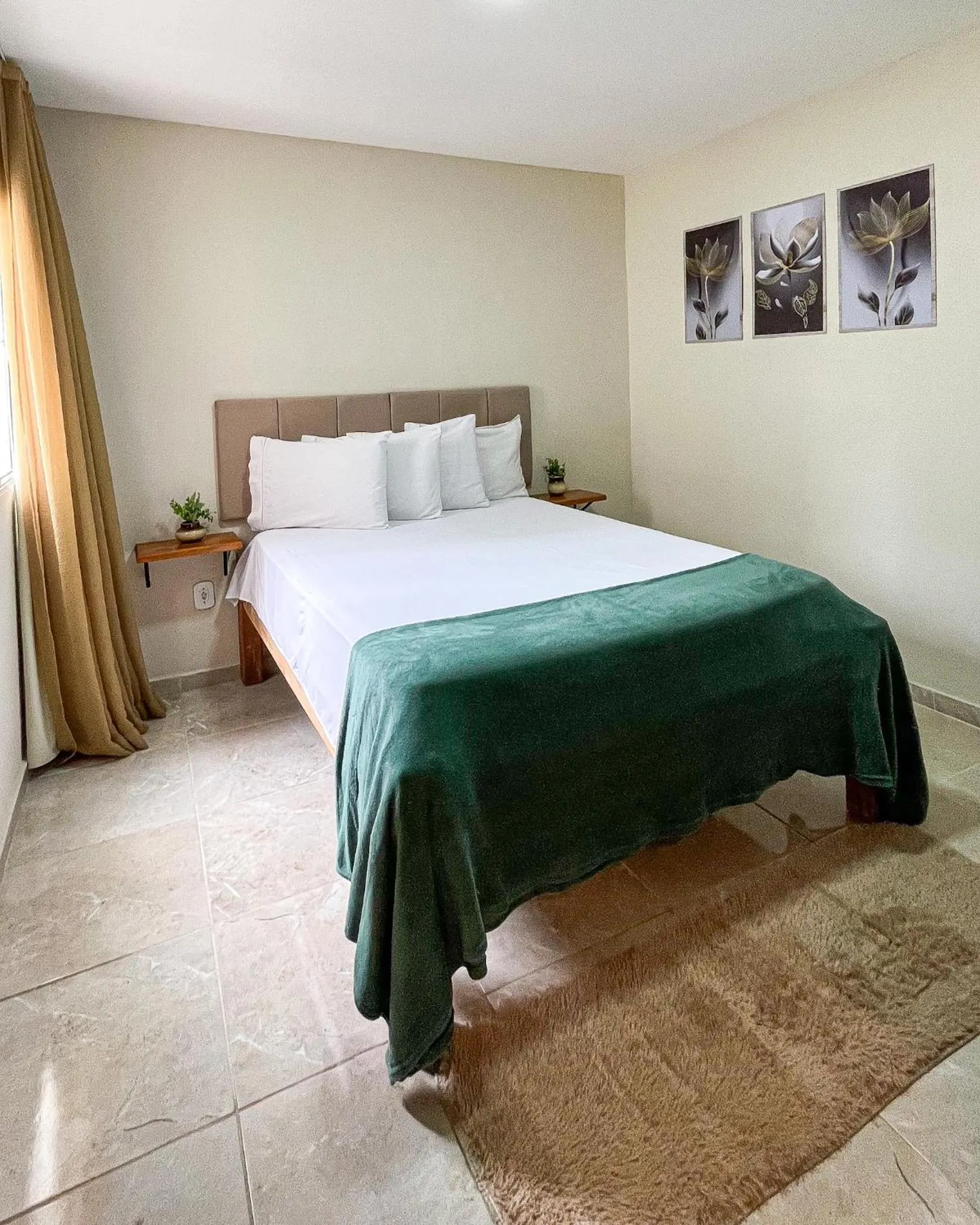 Bed in Pousada Entre Folhas