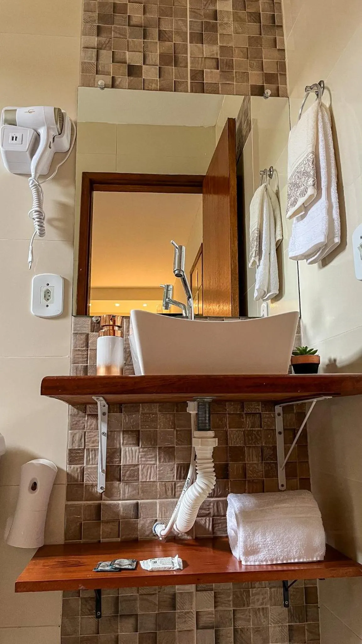 Bathroom in Pousada Entre Folhas